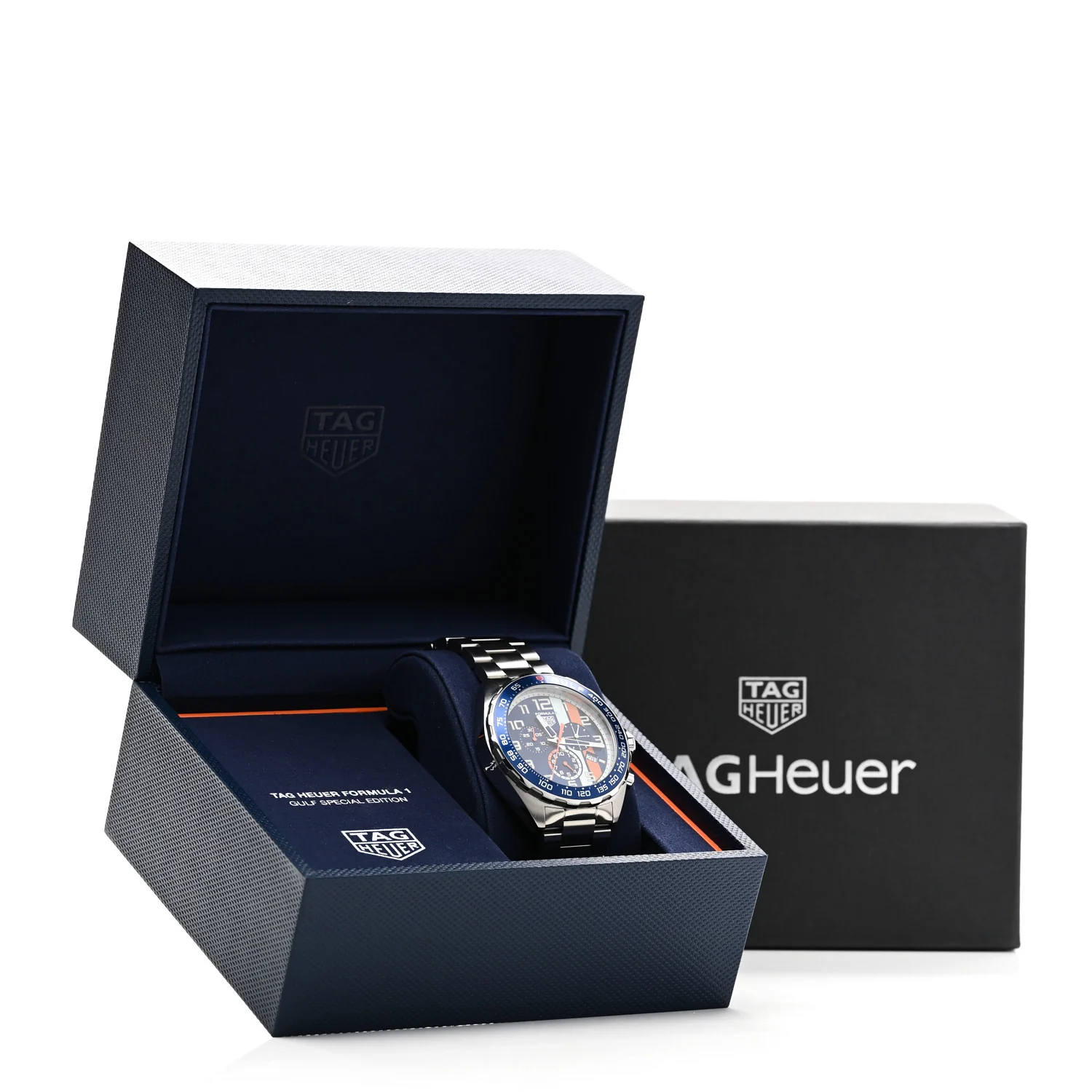 Stainless Steel 43mm Formula 1 Chronograph Quartz Watch Blue CAZ101AT - Image 5