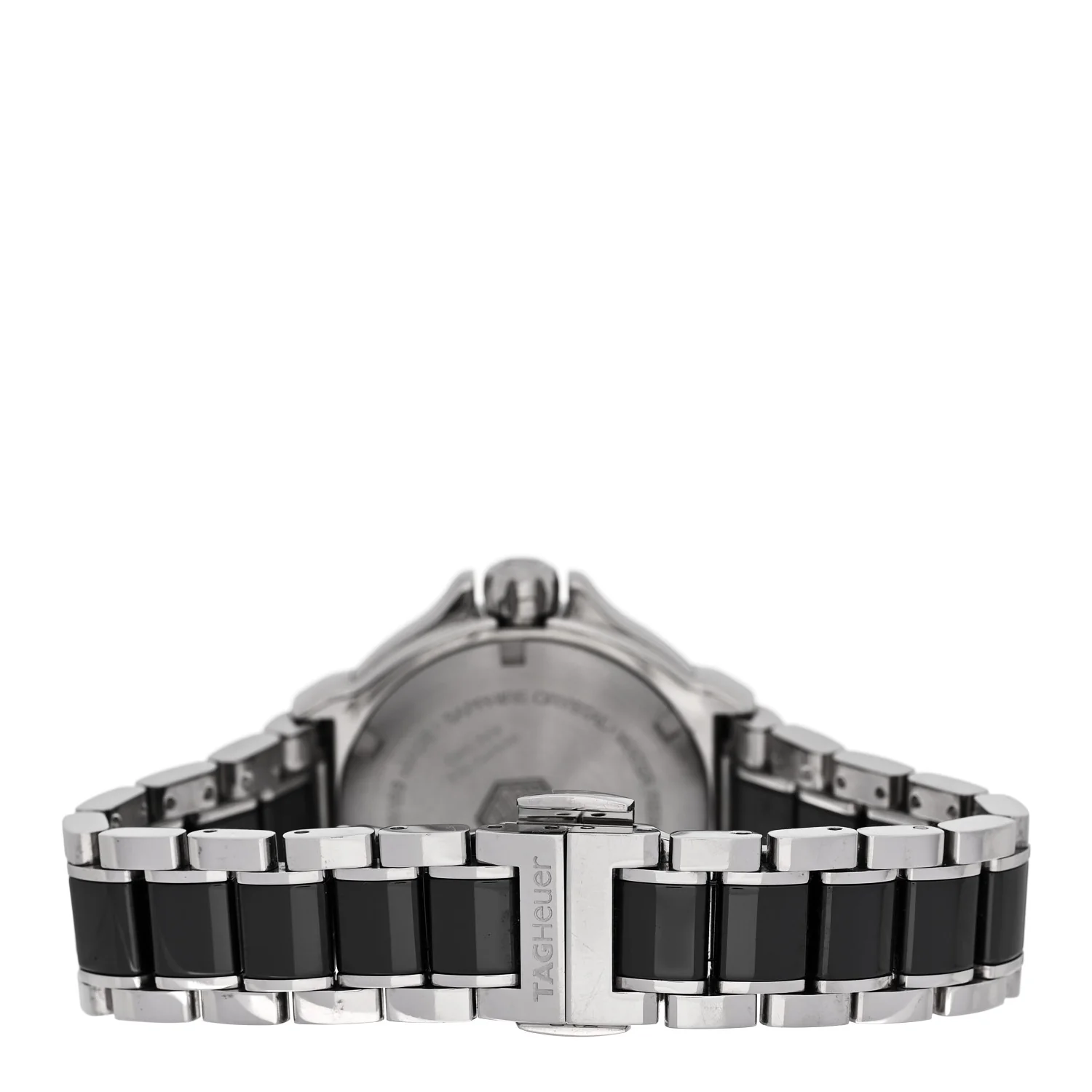 Stainless Steel Ceramic Diamond Bezel 34mm Formula 1 Lady Quartz Watch Black WAH1214 - Image 3