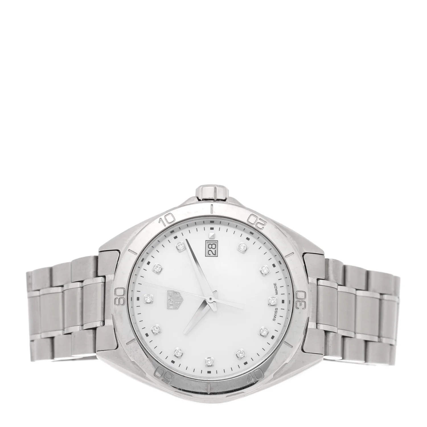 Stainless Steel Diamond Mother of Pearl 35mm Formula 1 Lady Quartz Watch WBJ1319 - Image 2