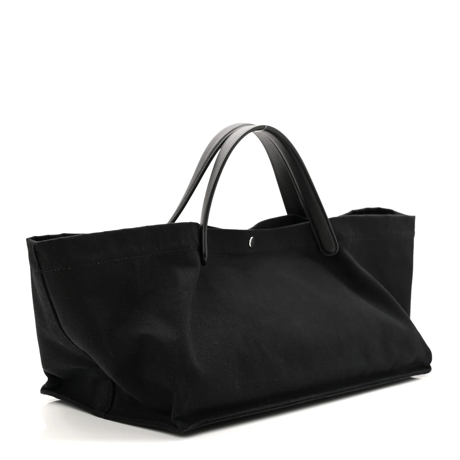 Cotton Twill East West Idaho Tote Black - Image 2