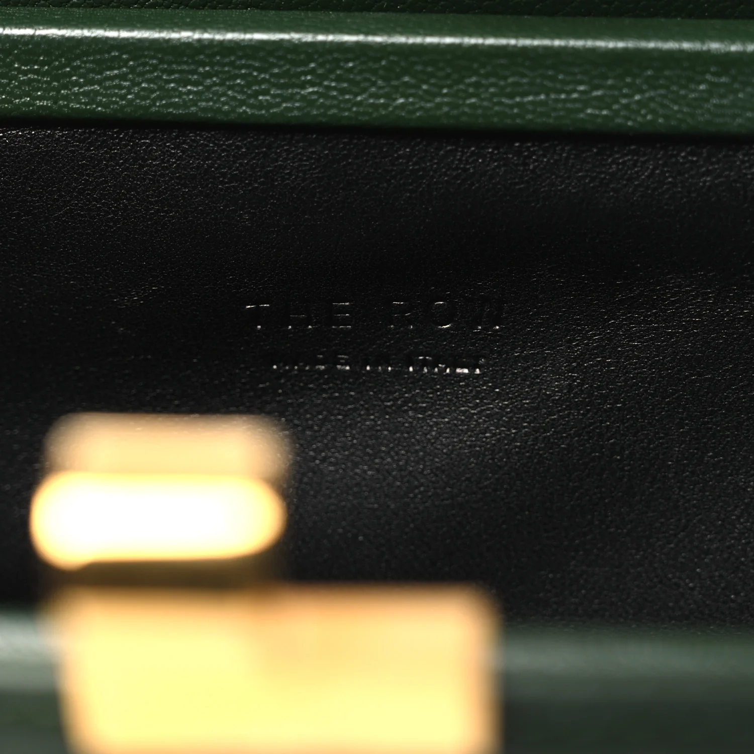 Goatskin Amazon Clutch Seaweed Green - Image 6