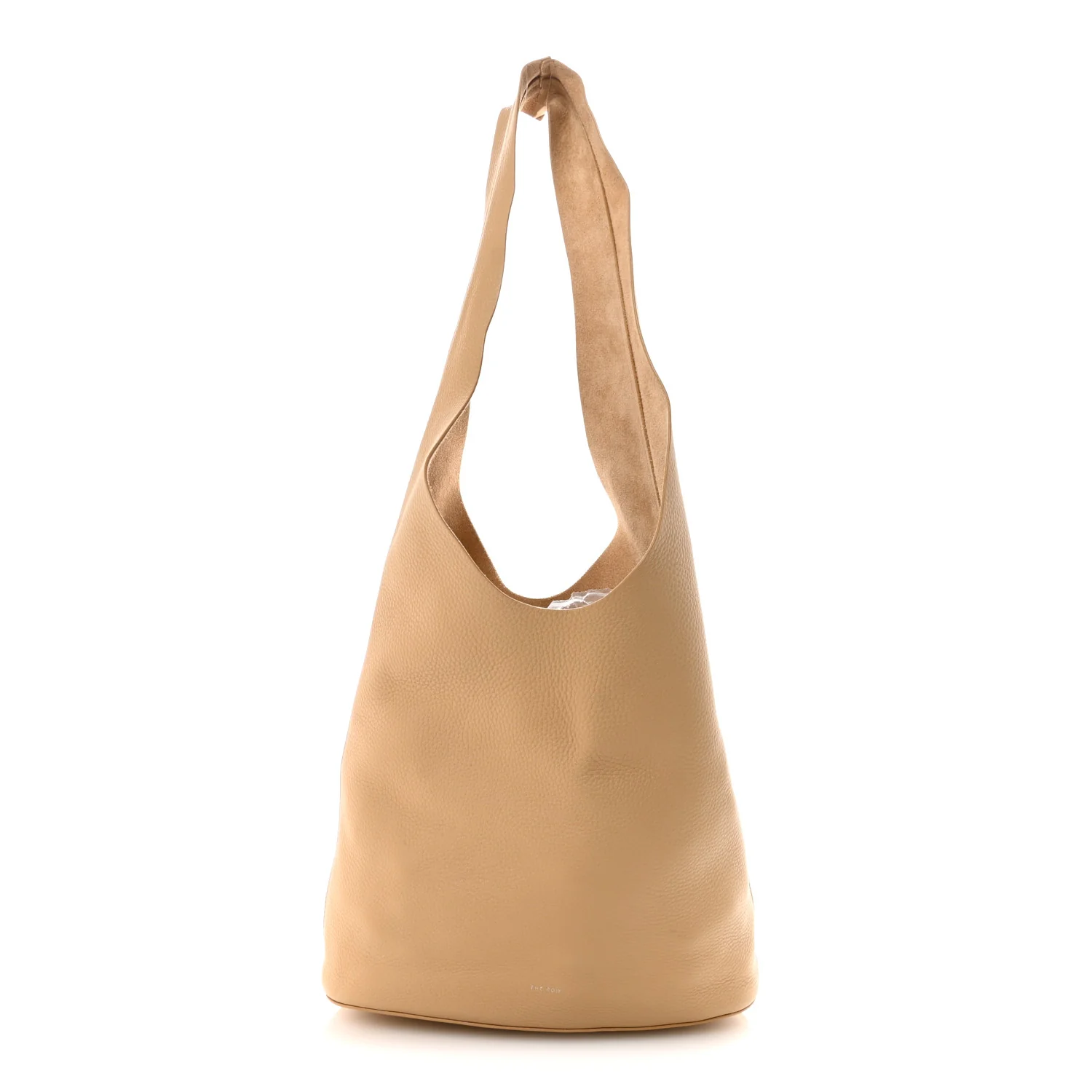 Grained Calfskin Bindle Three Bag Beige