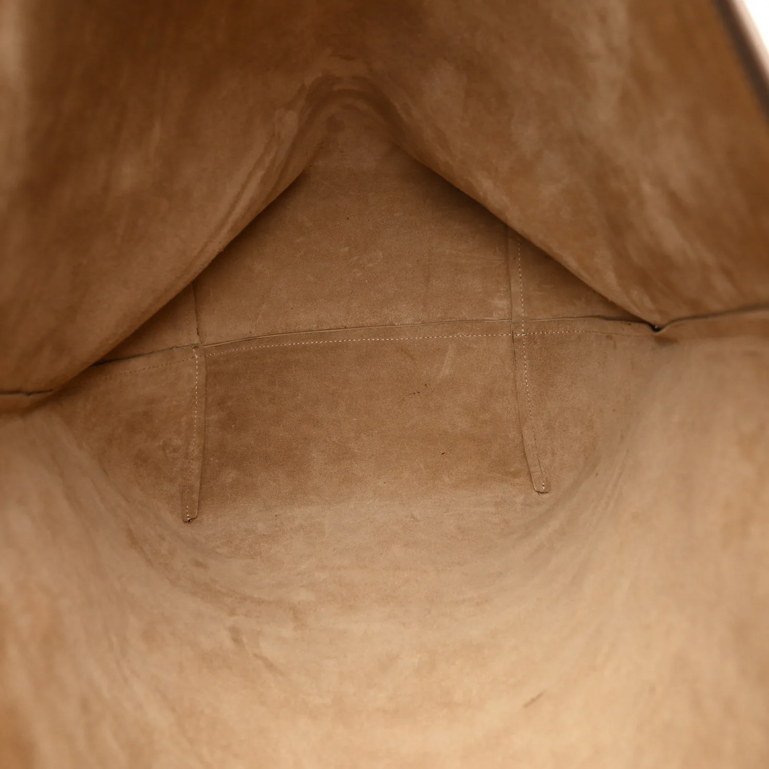 Grained Calfskin Large N/S Park Tote Dark Taupe - Image 5