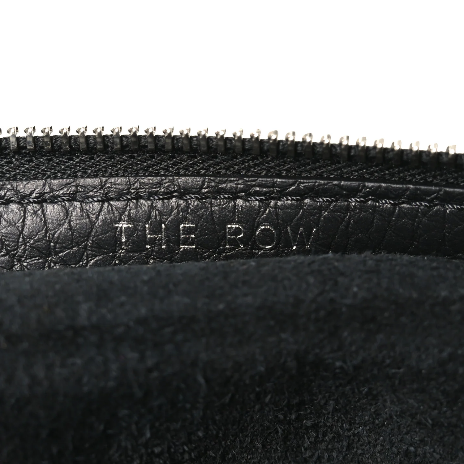 Grained Calfskin Large Slouchy Banana Bag Black - Image 11