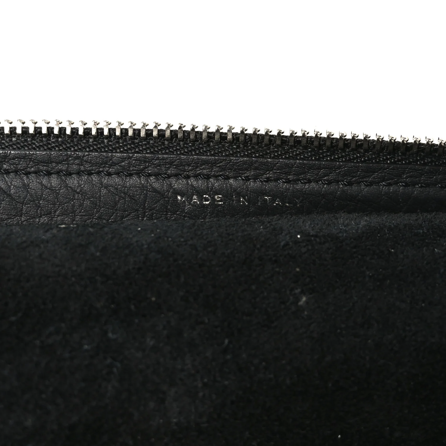Grained Calfskin Large Slouchy Banana Bag Black - Image 7