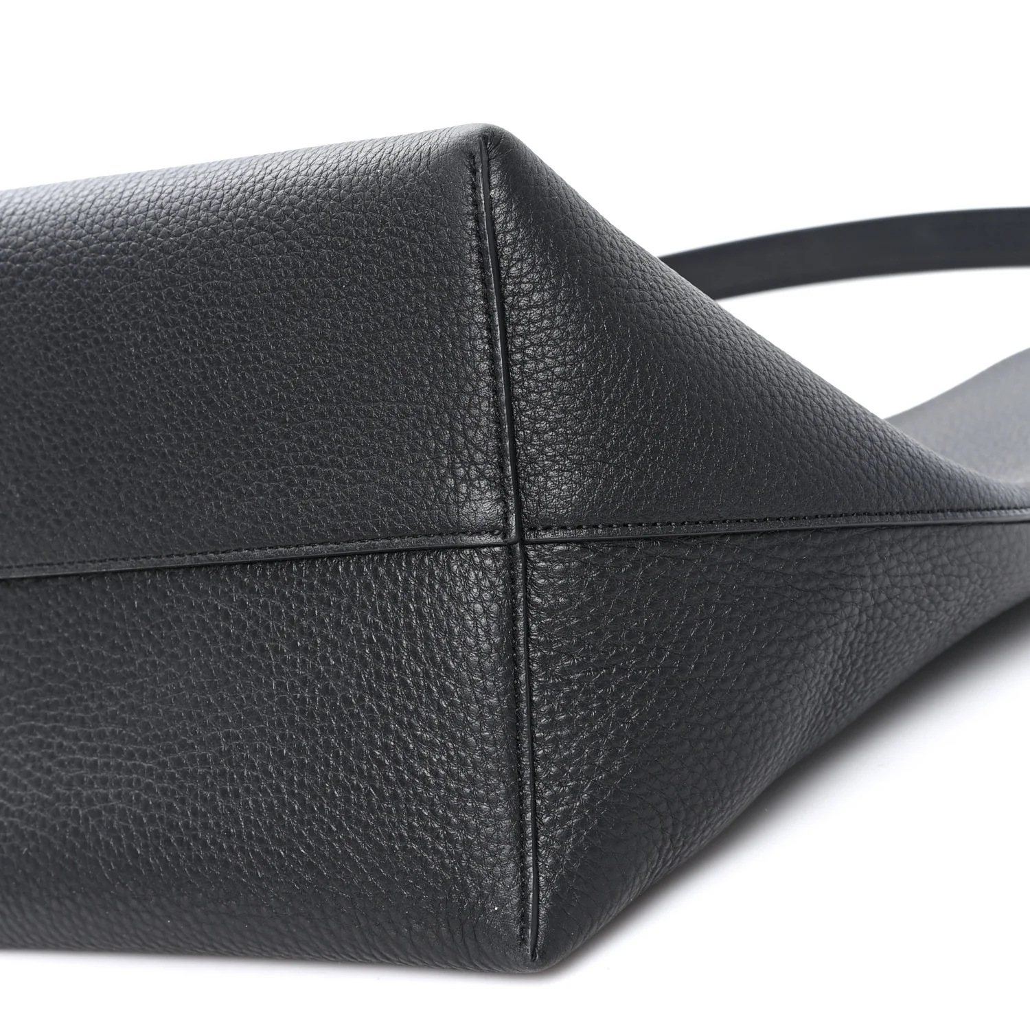 Grained Calfskin Medium N/S Park Tote Black - Image 9