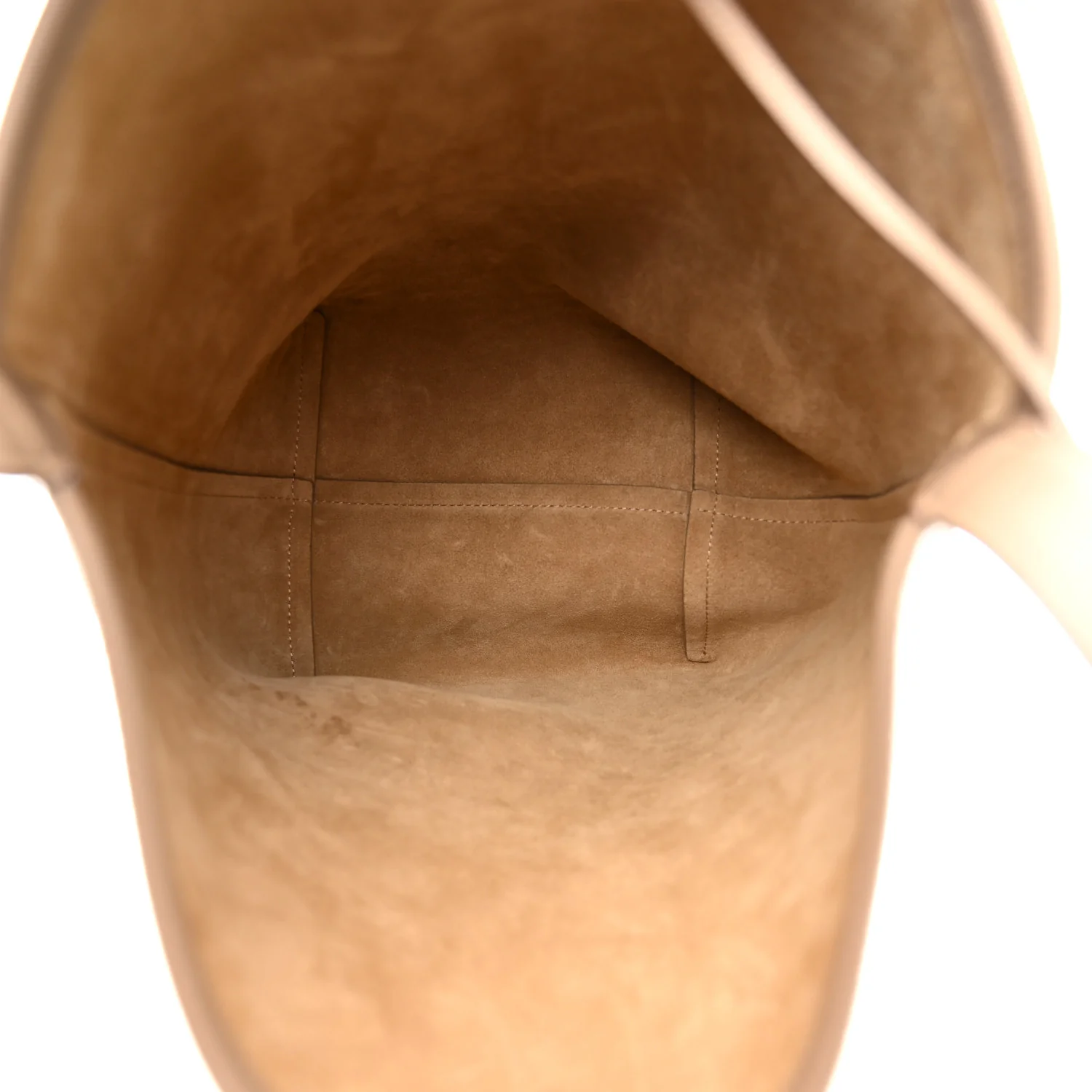 Grained Calfskin Medium N/S Park Tote Dark Taupe - Image 5