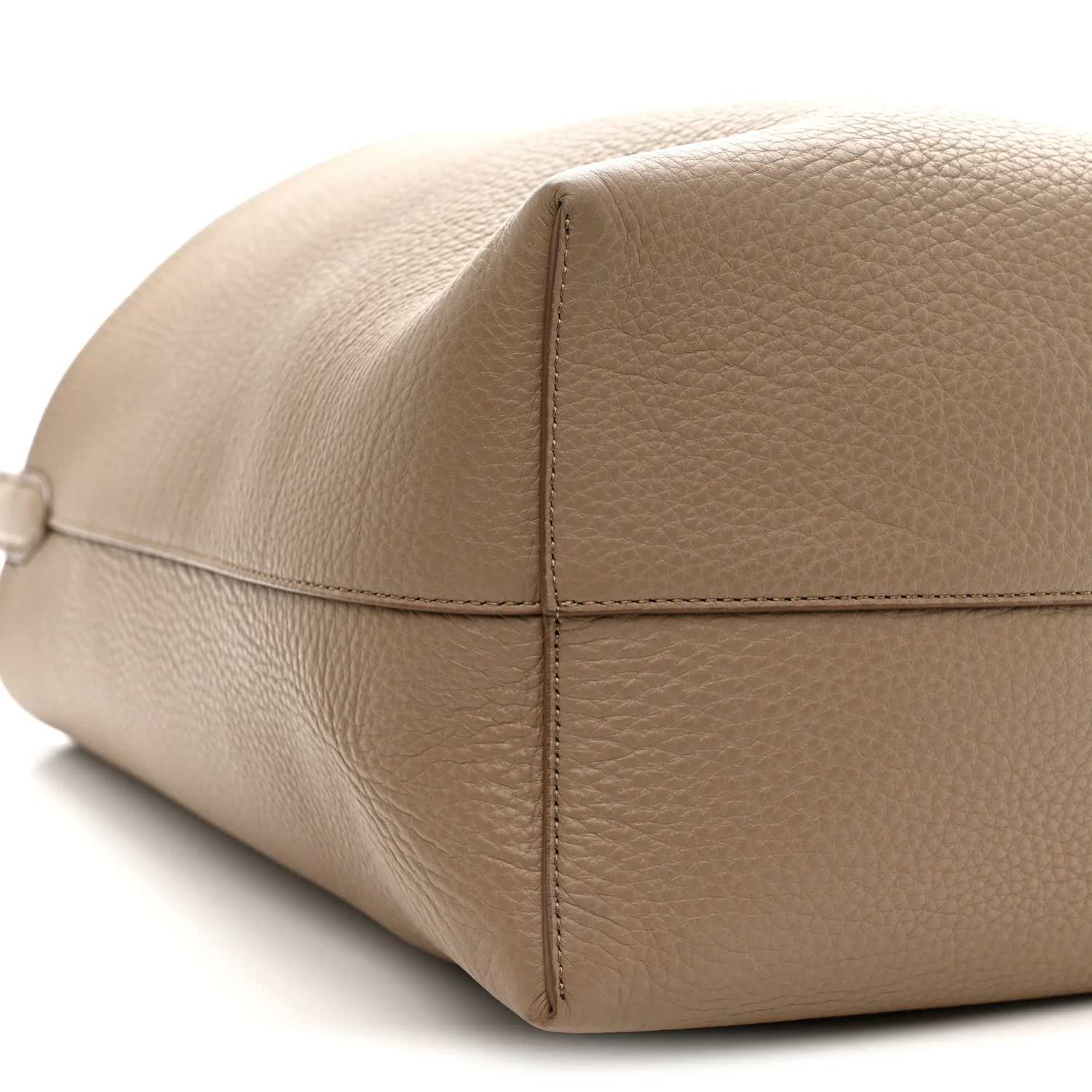 Grained Calfskin Medium N/S Park Tote Dark Taupe - Image 8