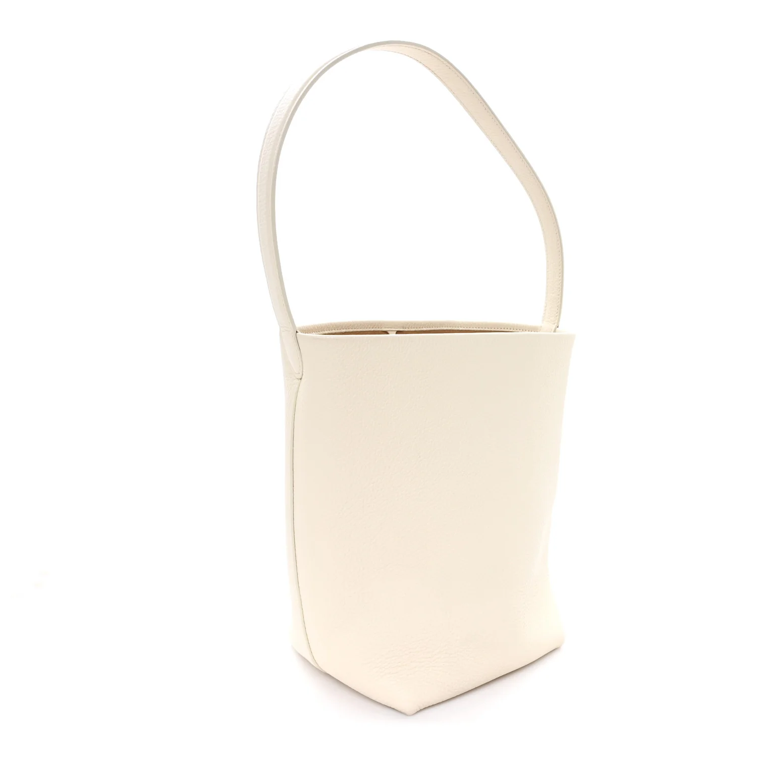 Grained Calfskin Medium N/S Park Tote Ivory - Image 3