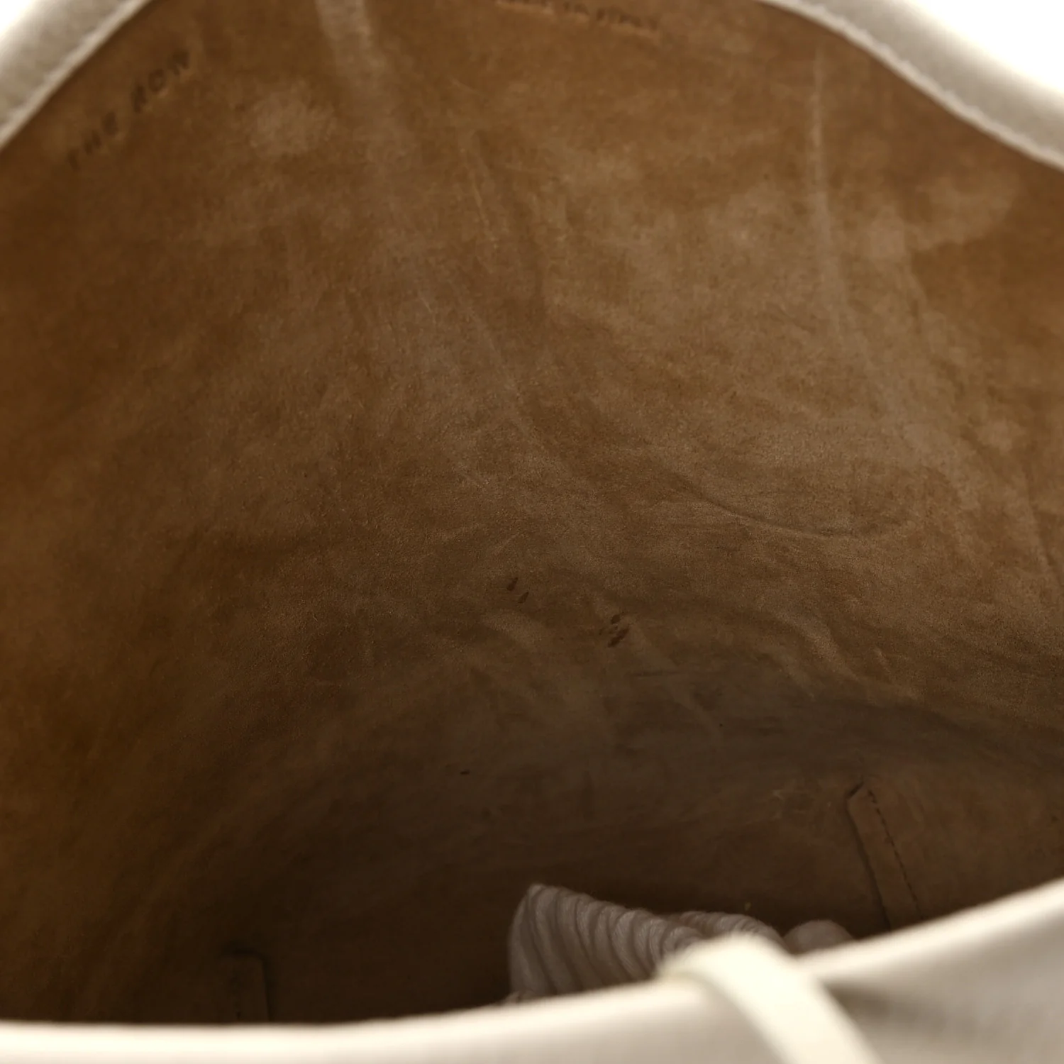 Grained Calfskin Medium N/S Park Tote Ivory - Image 10