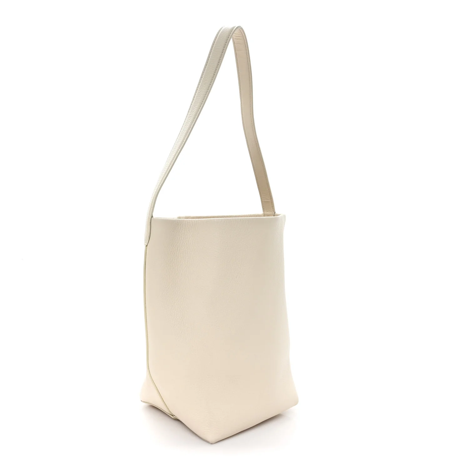 Grained Calfskin Medium N/S Park Tote Ivory - Image 3