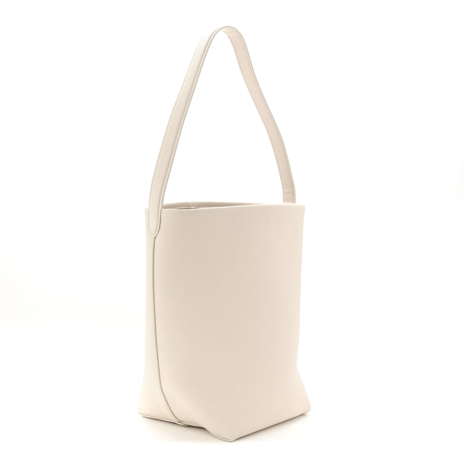 Grained Calfskin Medium N/S Park Tote Ivory - Image 3