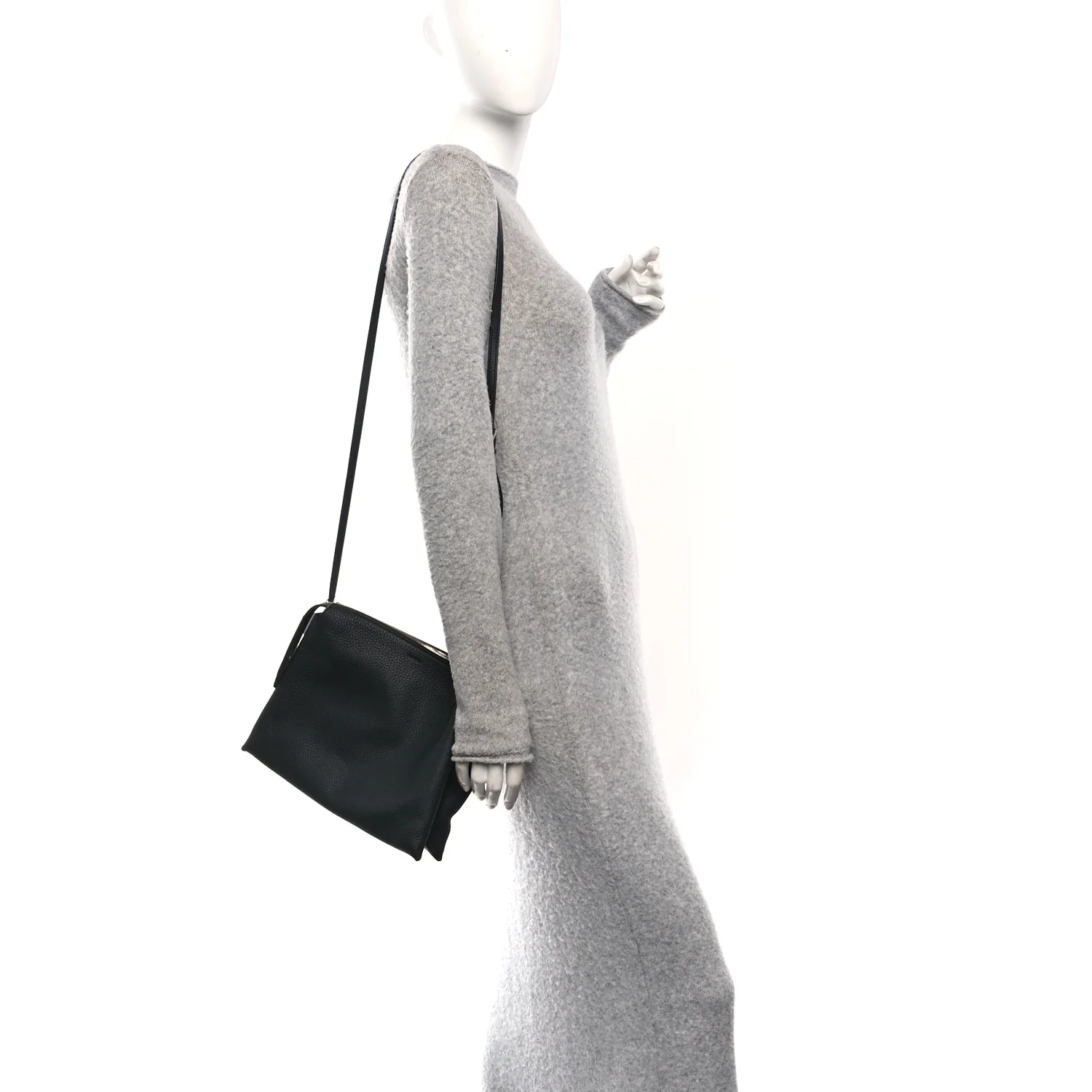 Grained Calfskin Nu Twin Bag Dark Pine - Image 2