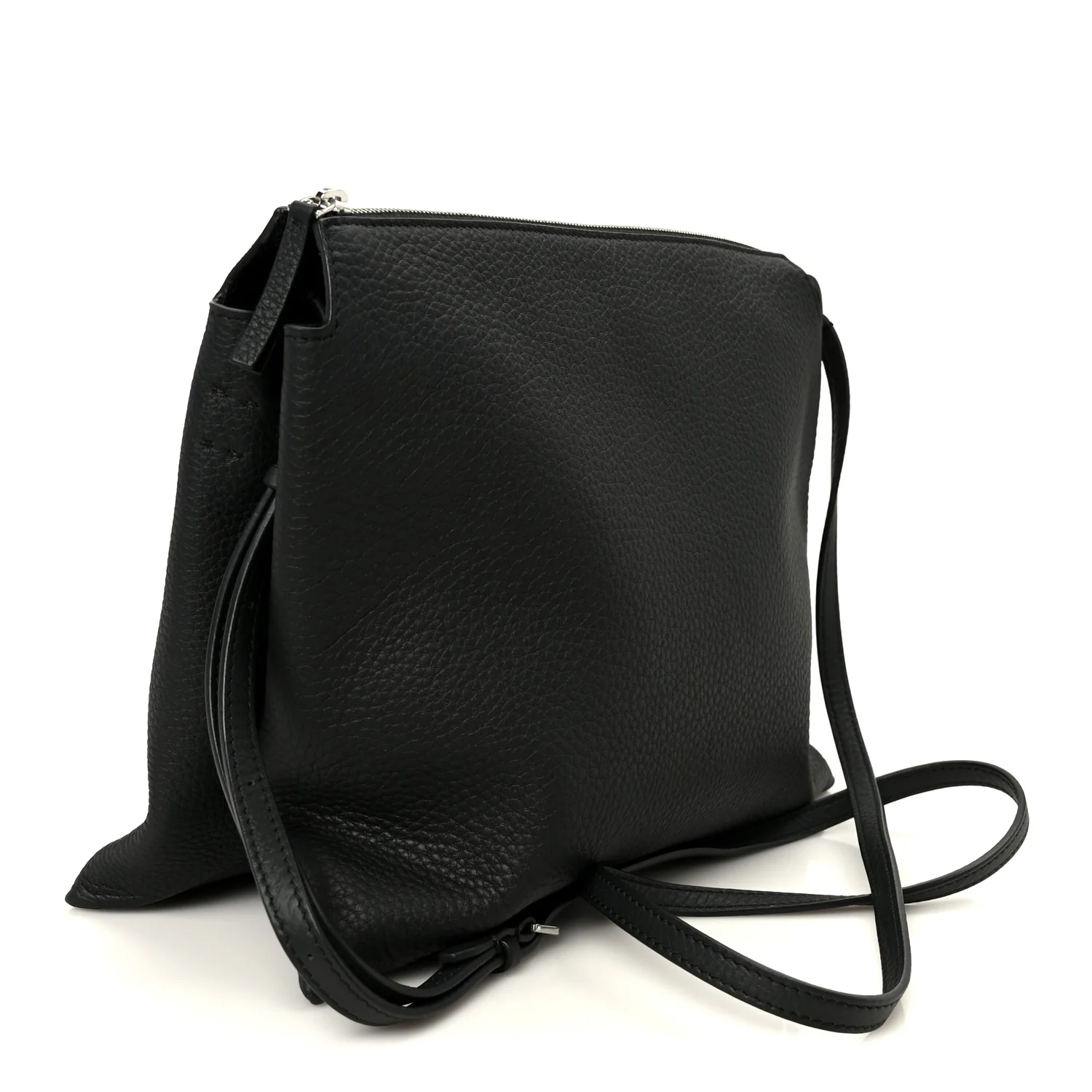 Grained Calfskin Nu Twin Bag Dark Pine - Image 3