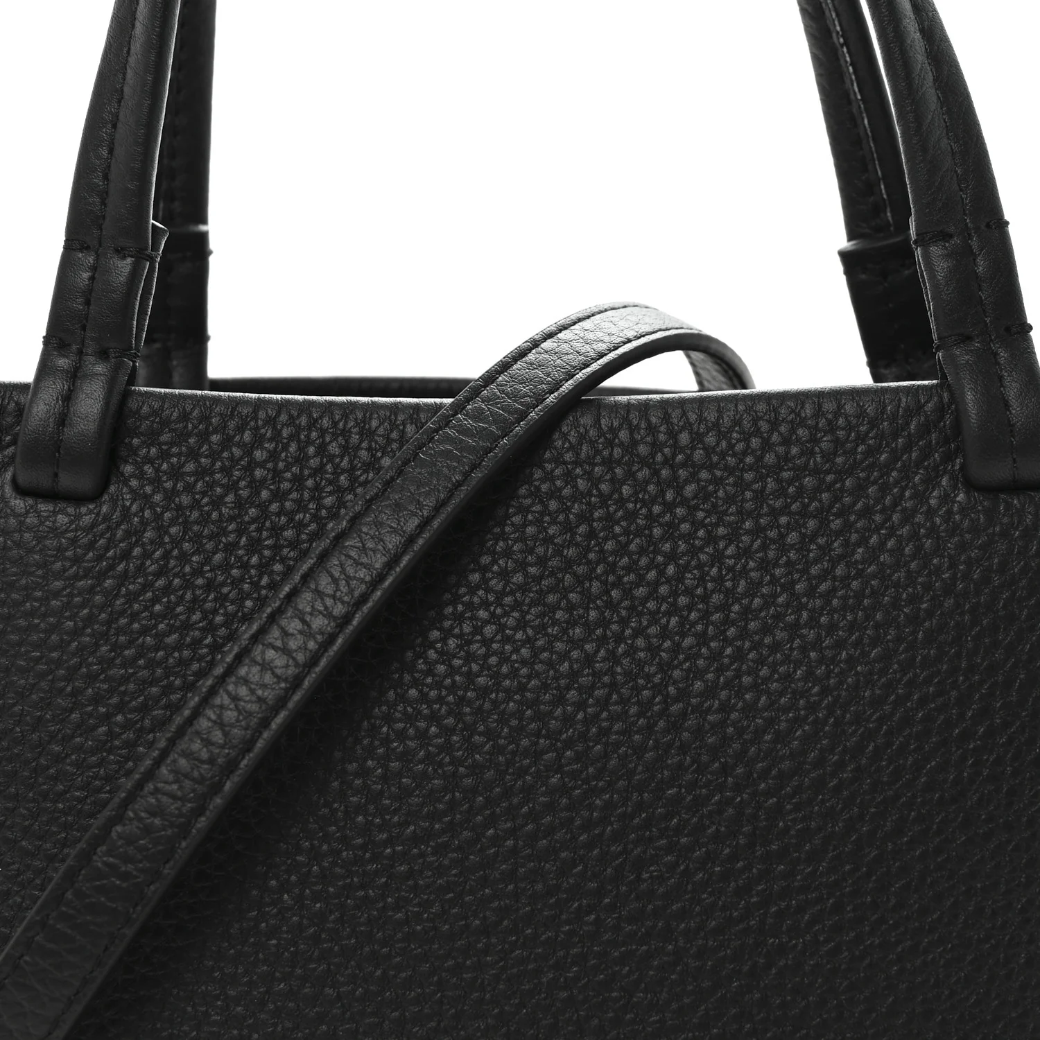 Grained Calfskin Small Park Tote Black - Image 6