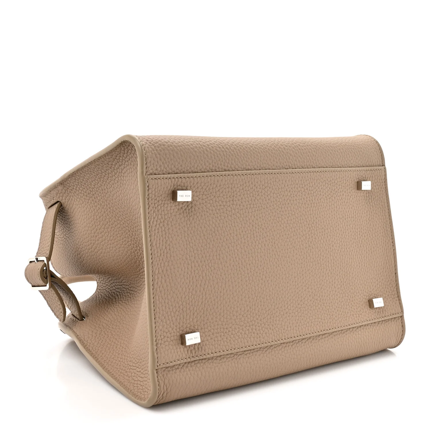 Grained Calfskin Soft Margaux 10 Bag Dark Taupe - Image 4
