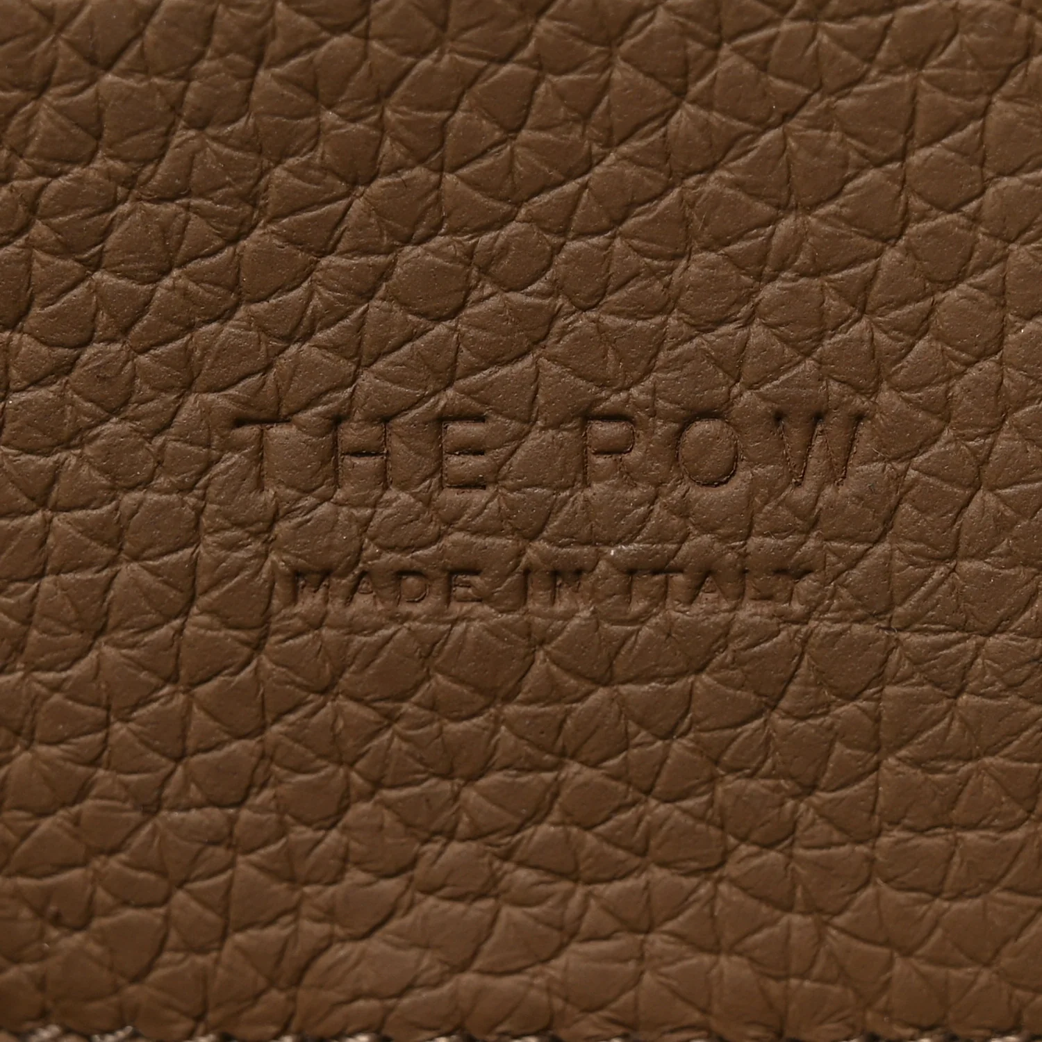 Grained Calfskin Soft Margaux 10 Bag Dark Taupe - Image 6