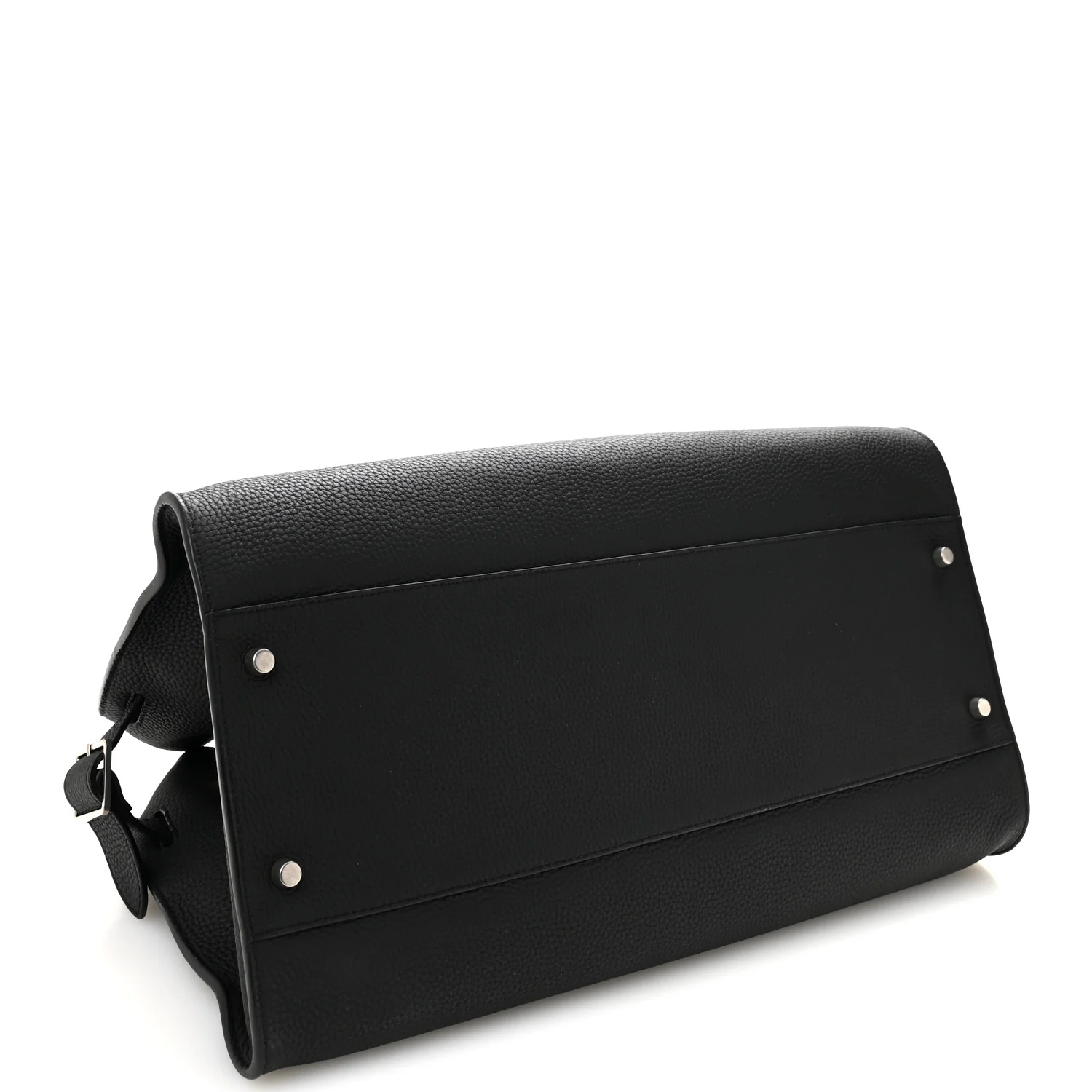 Matte Grained Calfskin EW Margaux Black - Image 4
