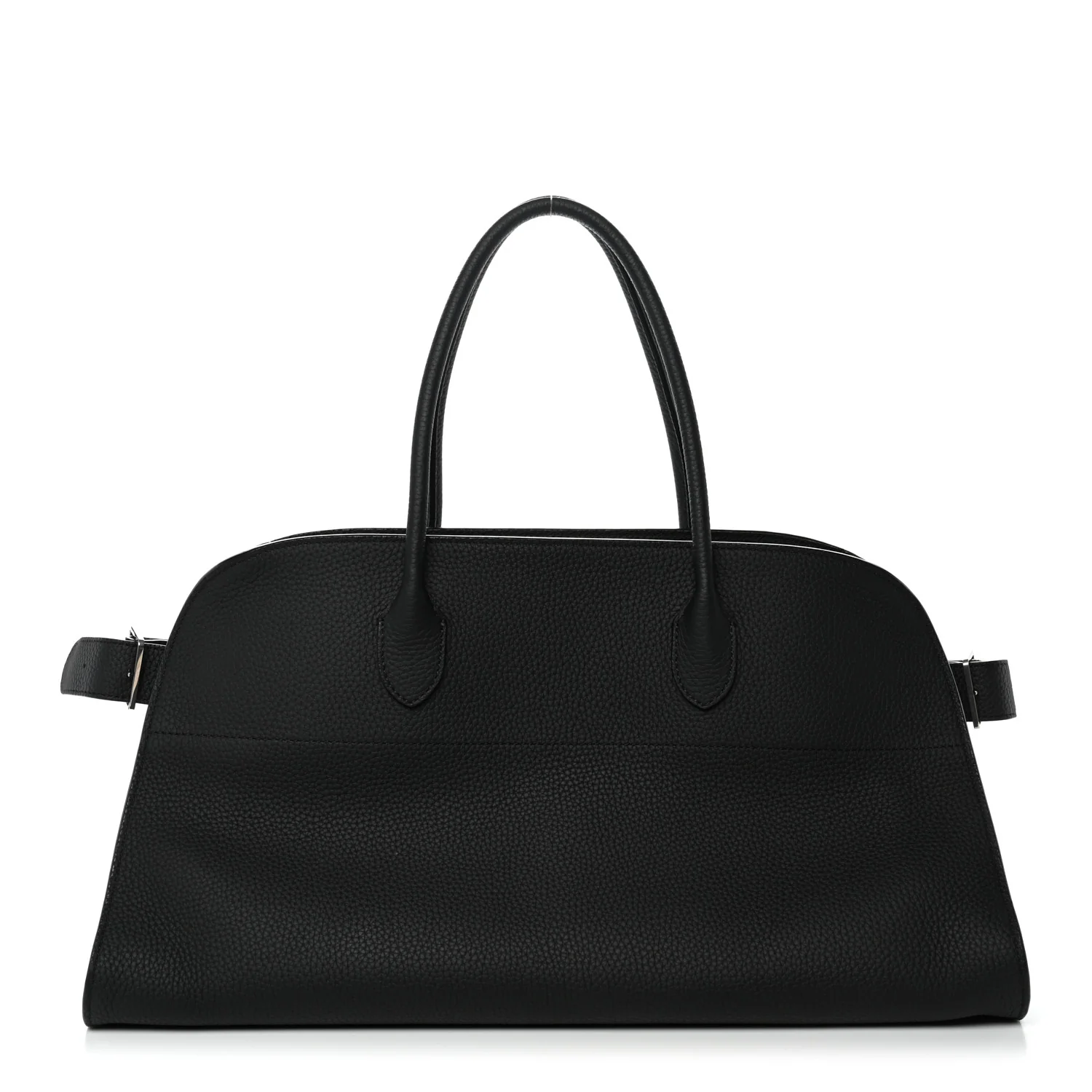 Matte Grained Calfskin EW Margaux Black