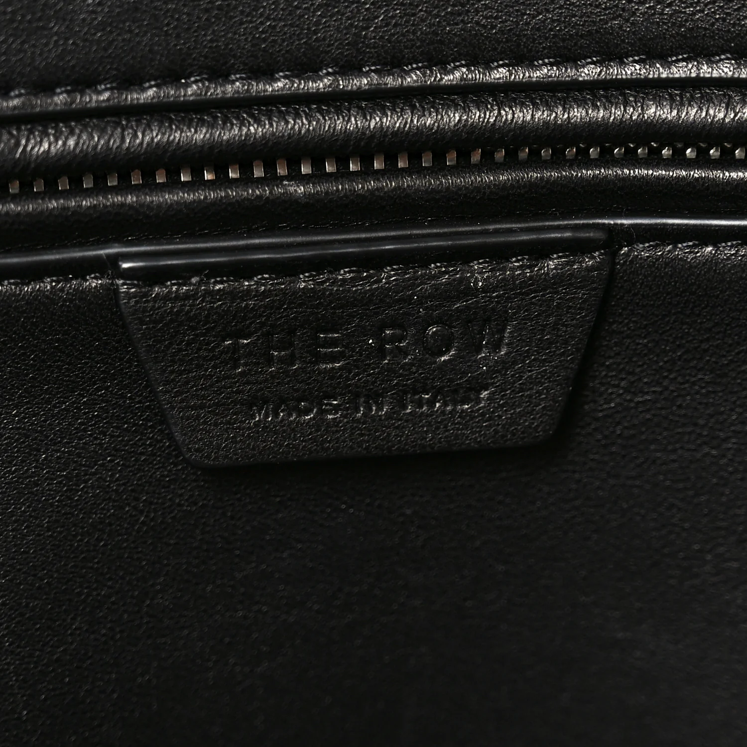 Matte Grained Calfskin India 15.75 Black - Image 6