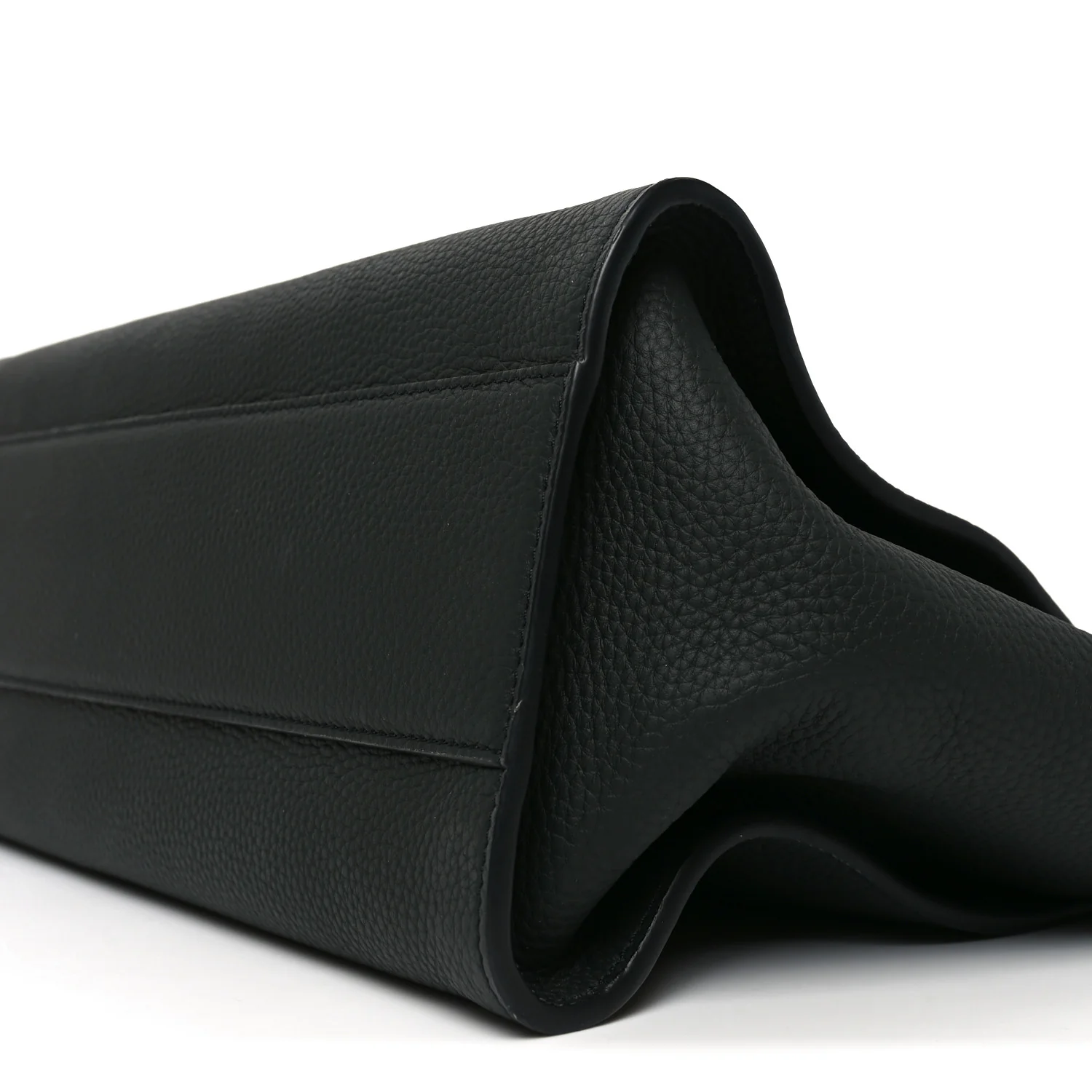 Matte Grained Calfskin Marlo 14 Dark Pine - Image 9