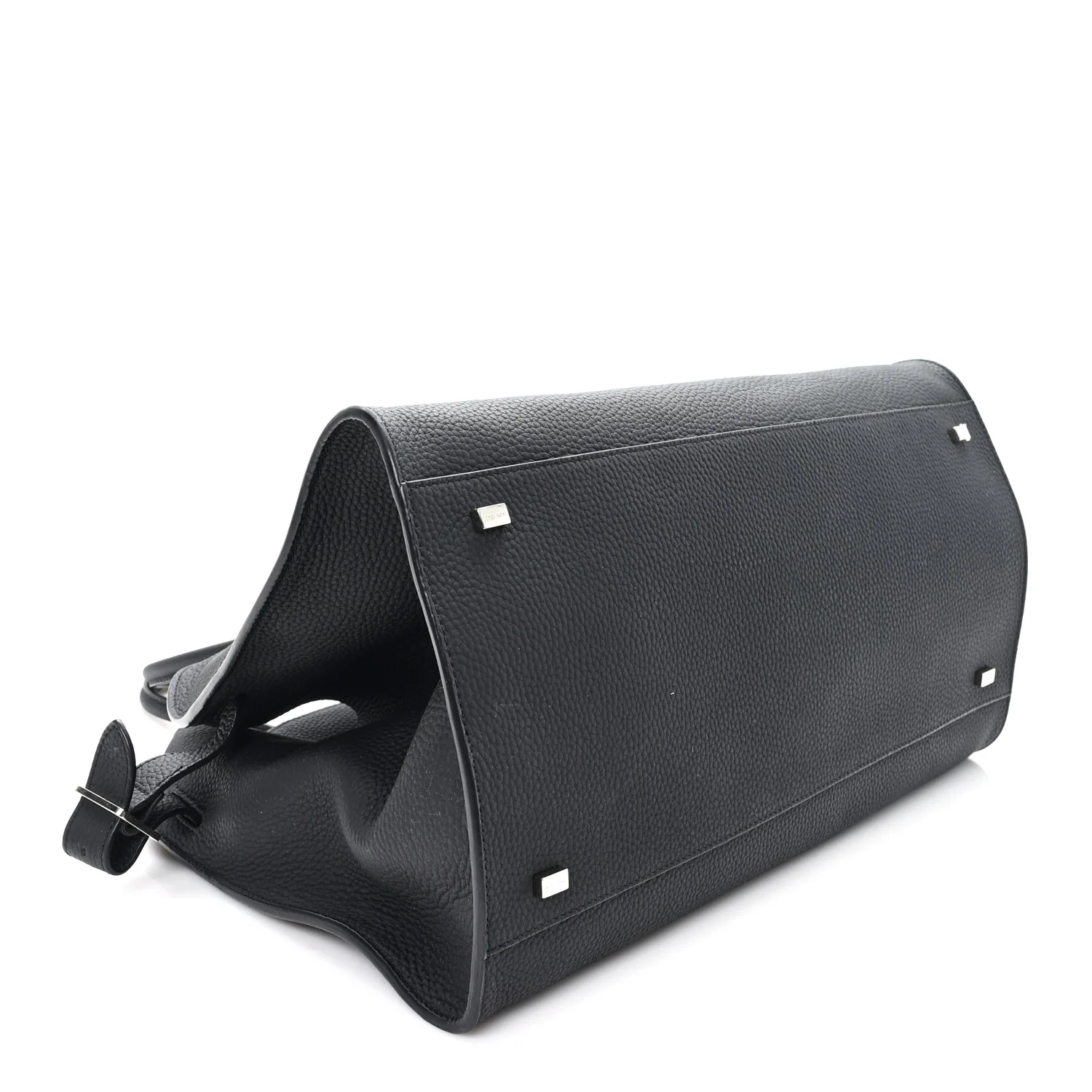 Matte Grained Calfskin Soft Margaux 15 Black - Image 4