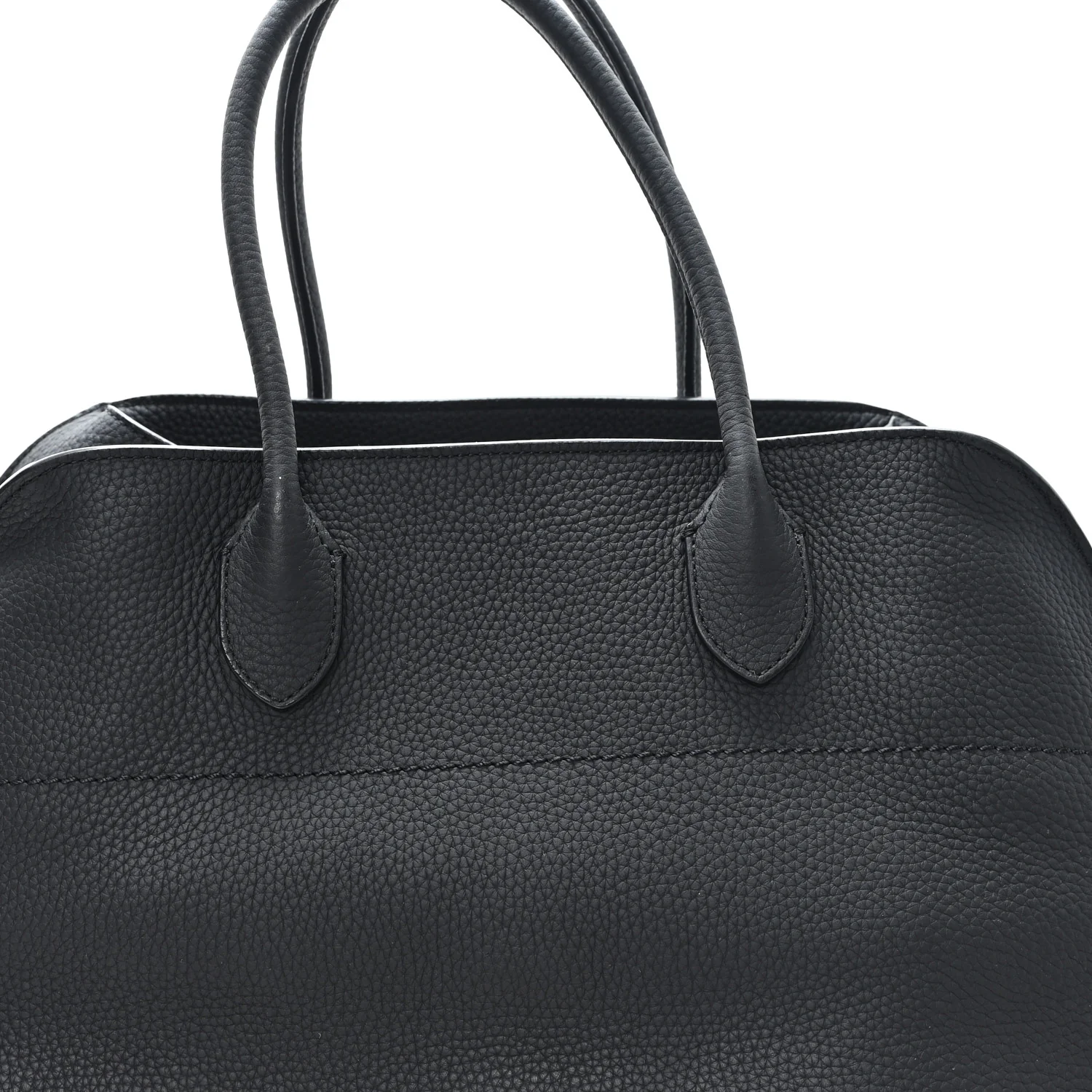 Matte Grained Calfskin Soft Margaux 15 Black - Image 7