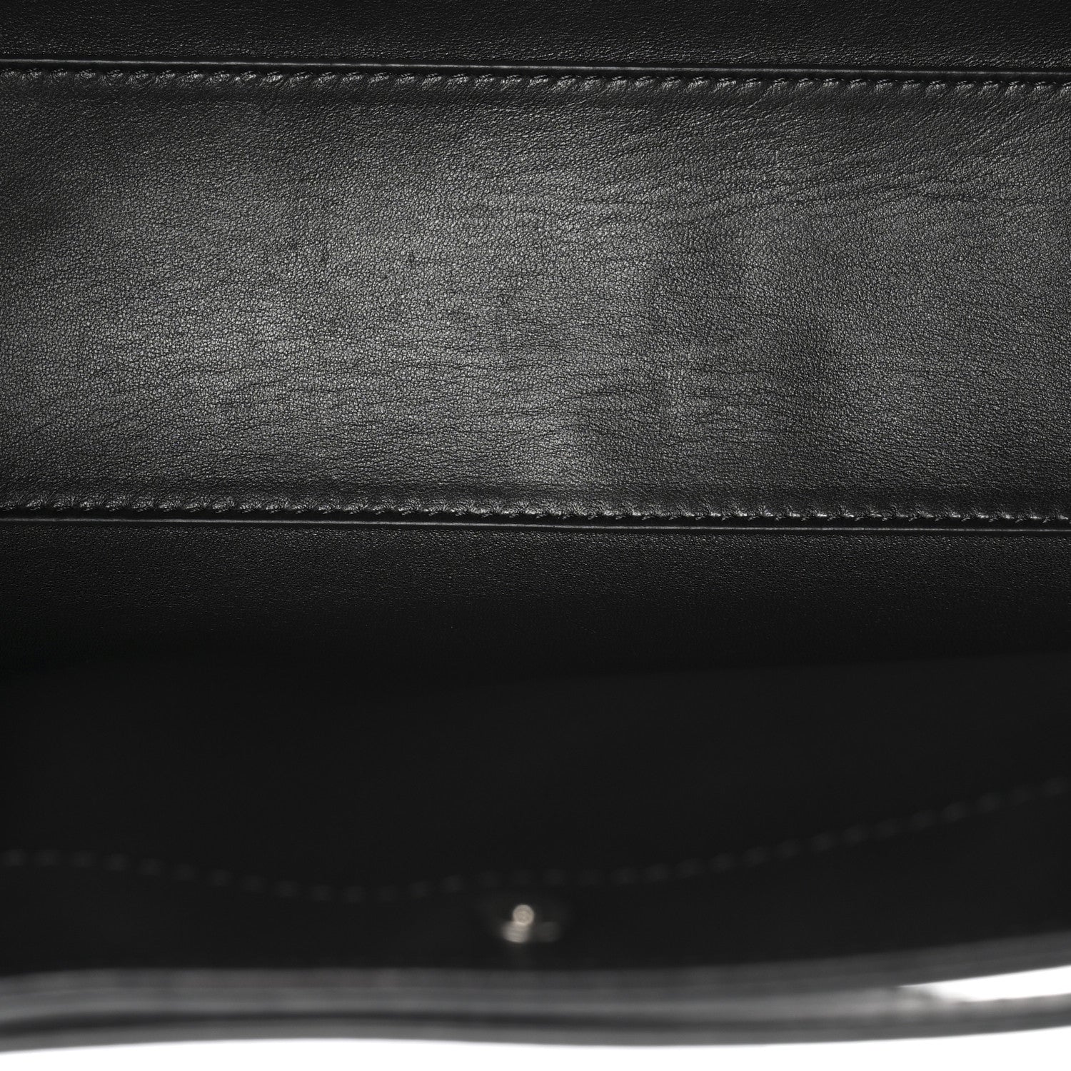 Polished Saddle Calfskin Small Alexia Bag Black - Image 6