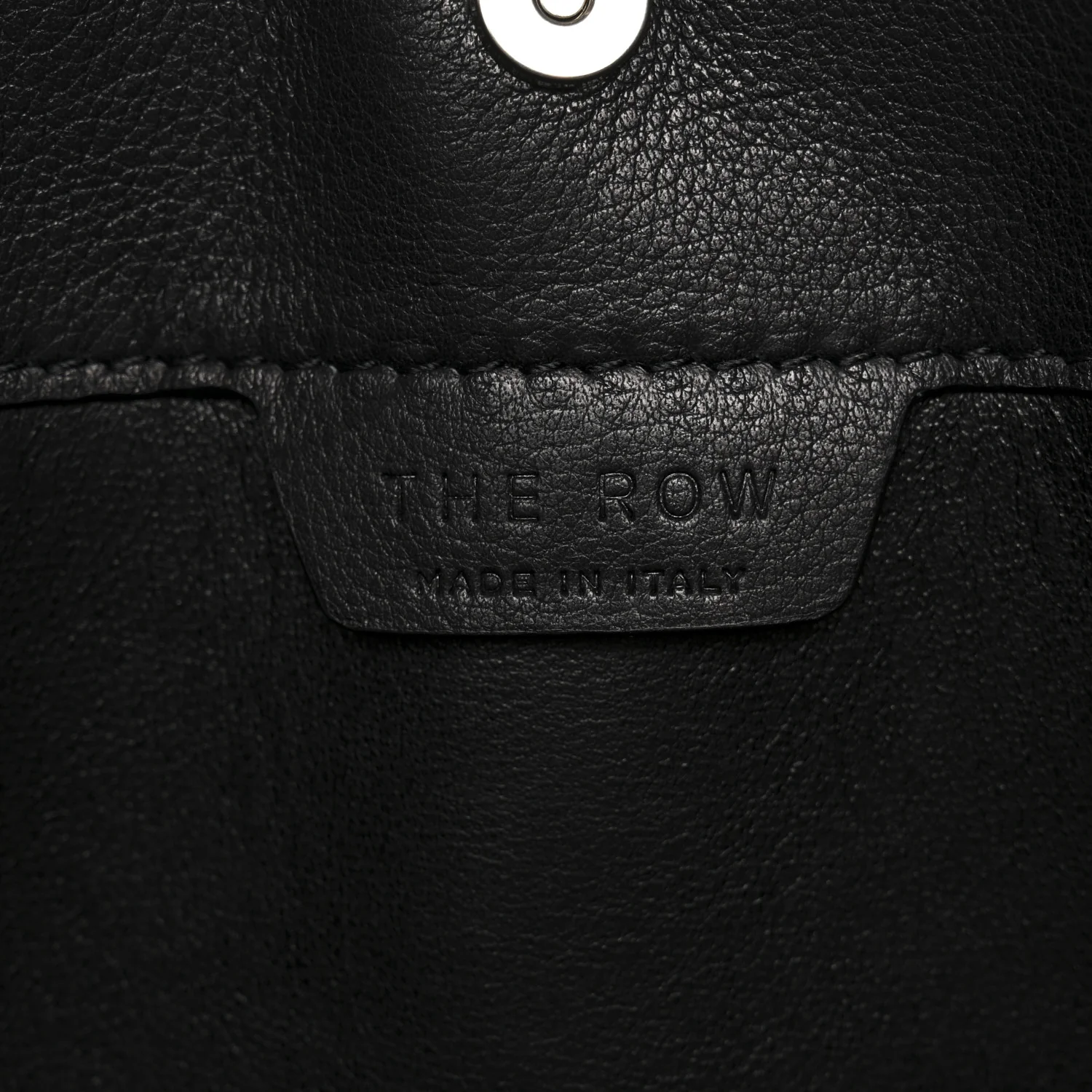 Polished Saddle Calfskin Small Alexia Bag Black - Image 7