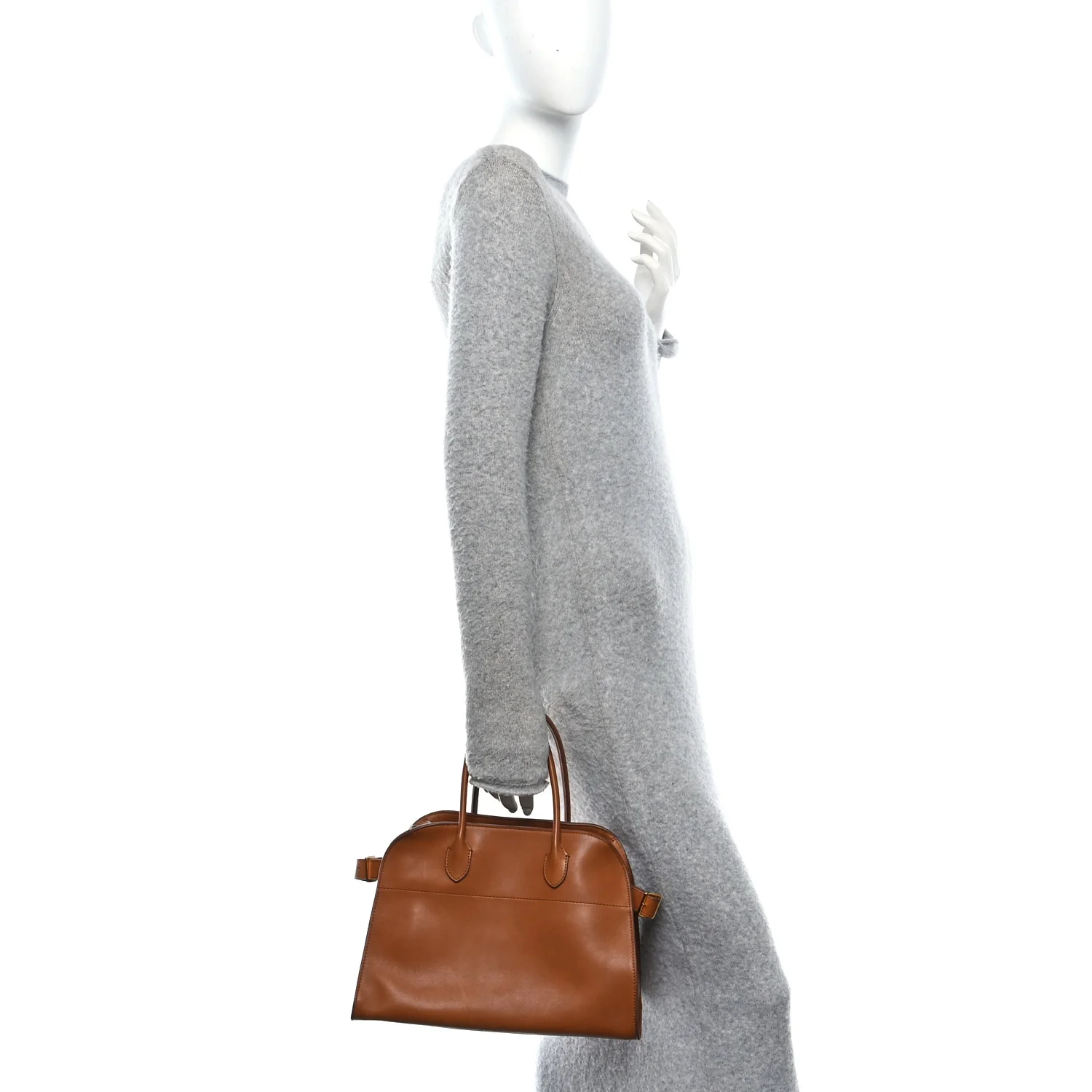 Polished Saddle Calfskin Soft Margaux 12 Cuir - Image 2