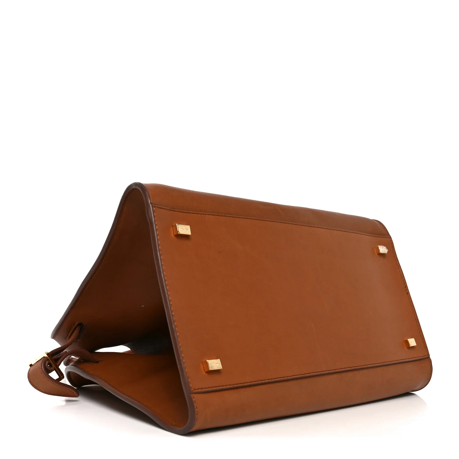 Polished Saddle Calfskin Soft Margaux 12 Cuir - Image 4