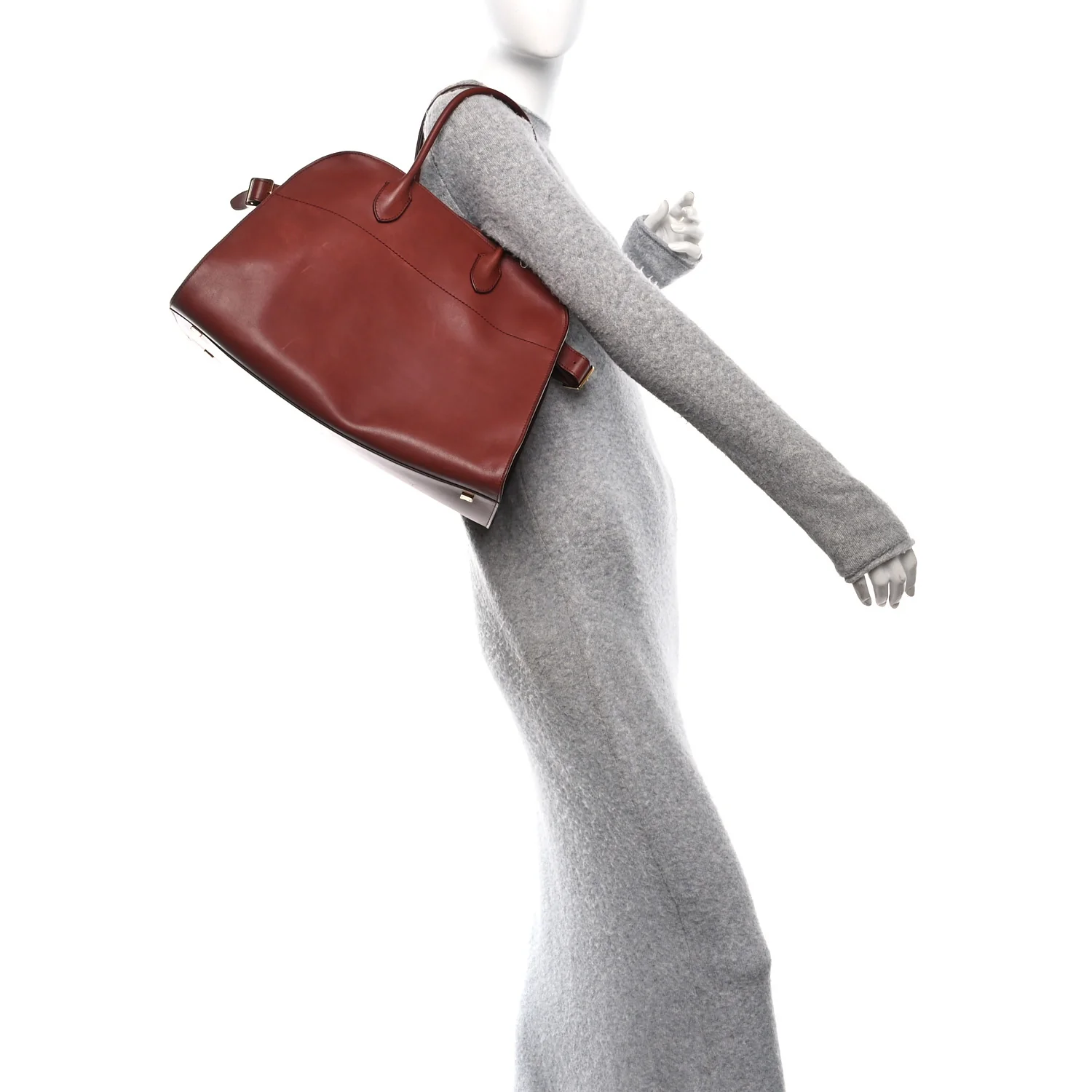 Polished Saddle Calfskin Soft Margaux 15 Cognac - Image 2