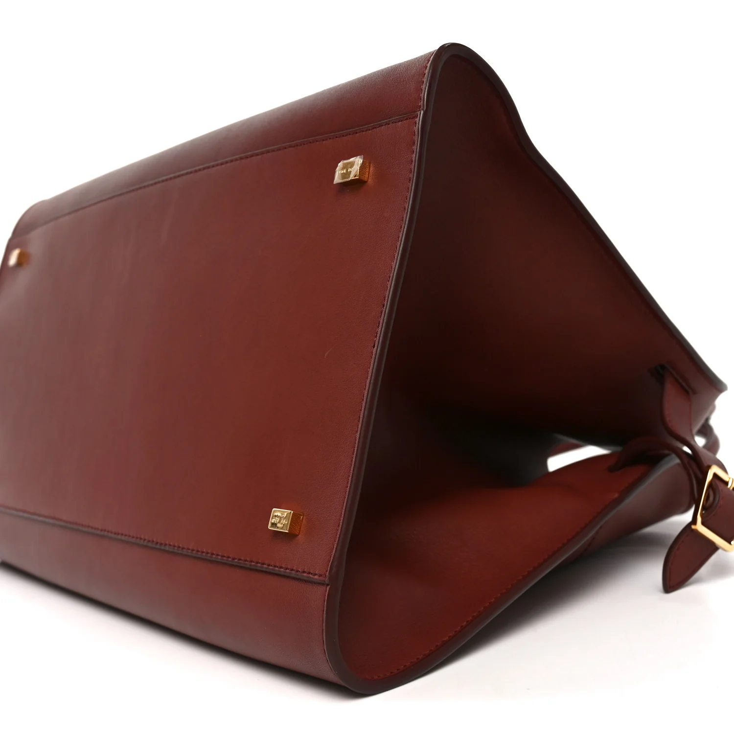 Polished Saddle Calfskin Soft Margaux 15 Cognac - Image 9