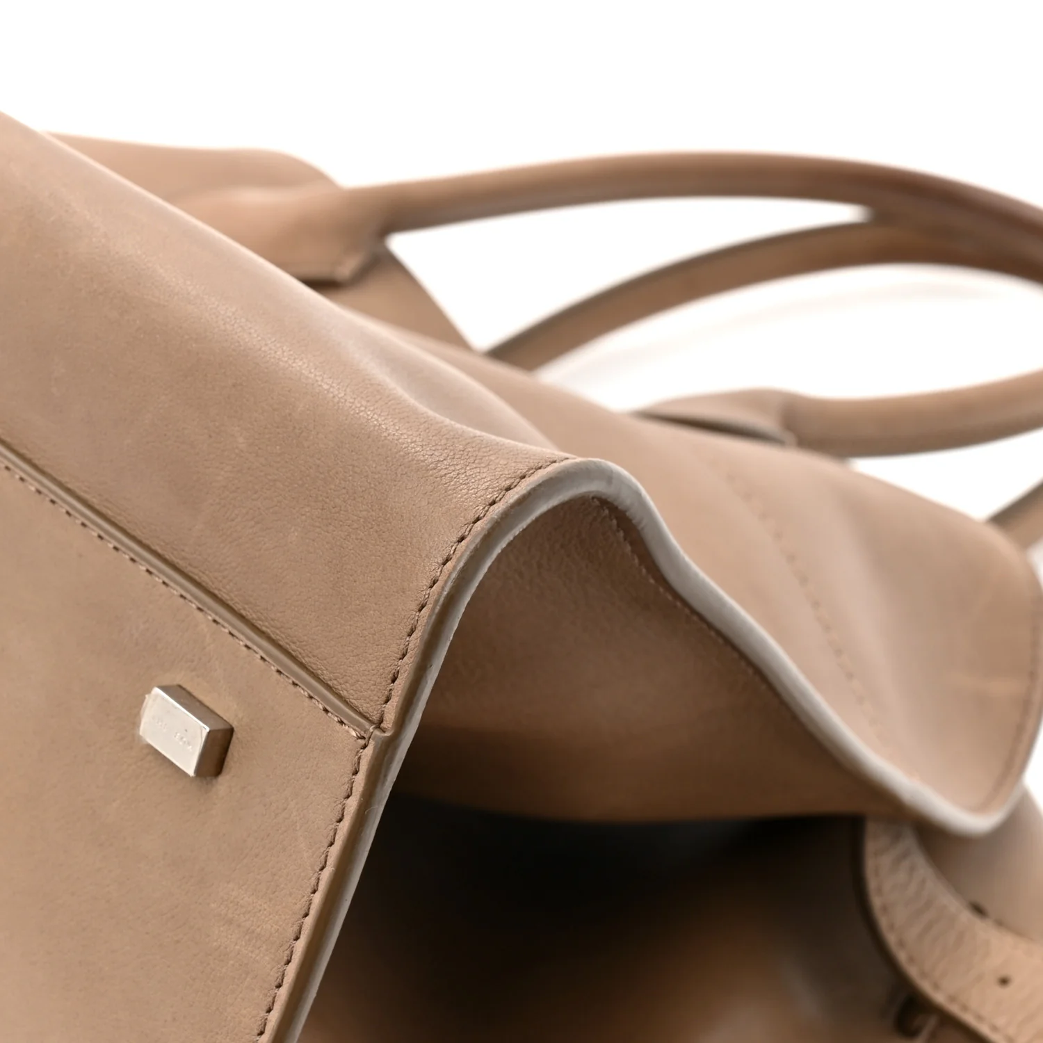 Polished Saddle Calfskin Soft Margaux 15 Mouse Grey - Image 14
