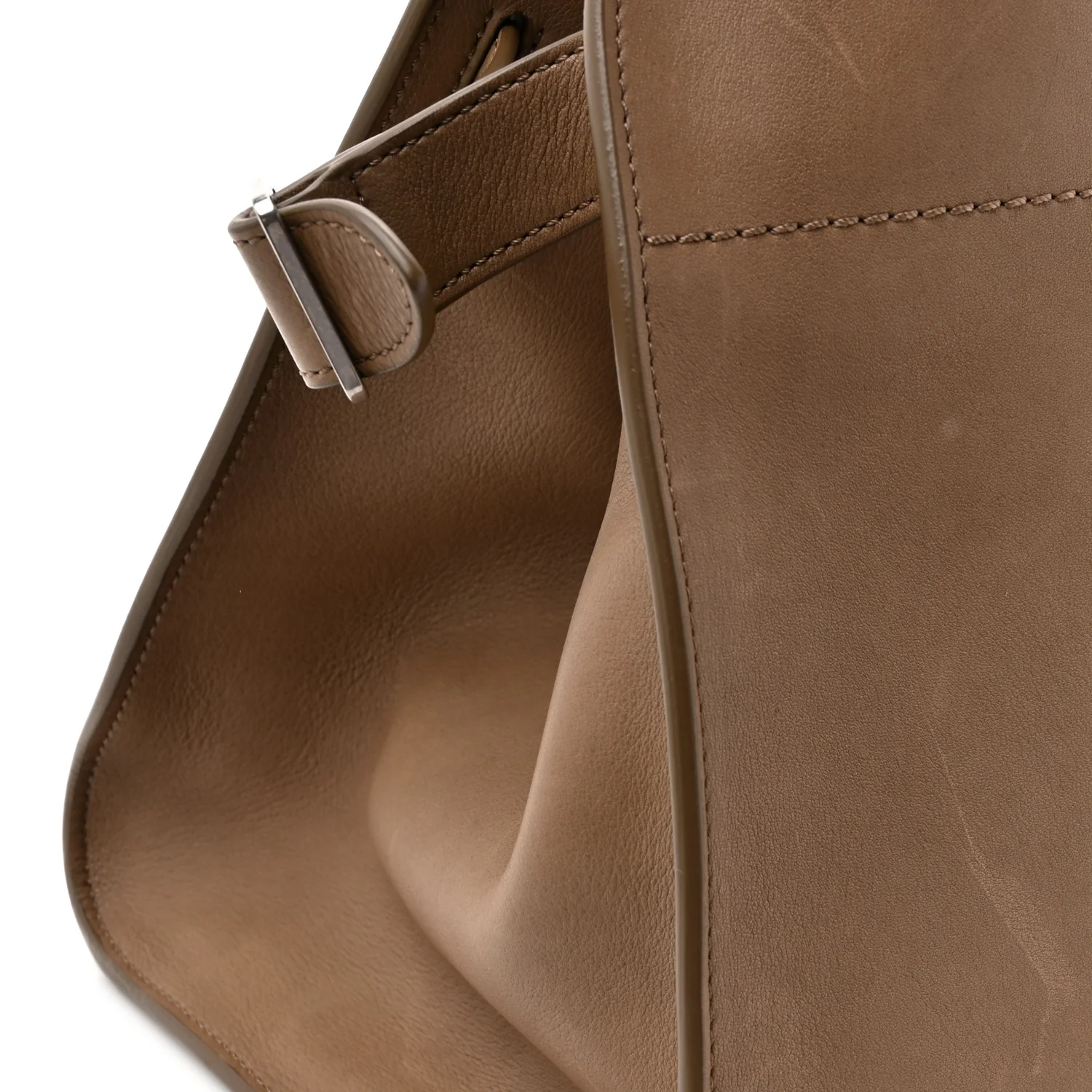 Polished Saddle Calfskin Soft Margaux 15 Mouse Grey - Image 15