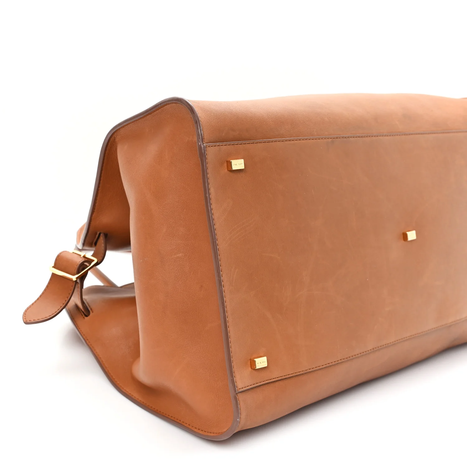 Polished Saddle Calfskin Soft Margaux 17 Cuir - Image 9