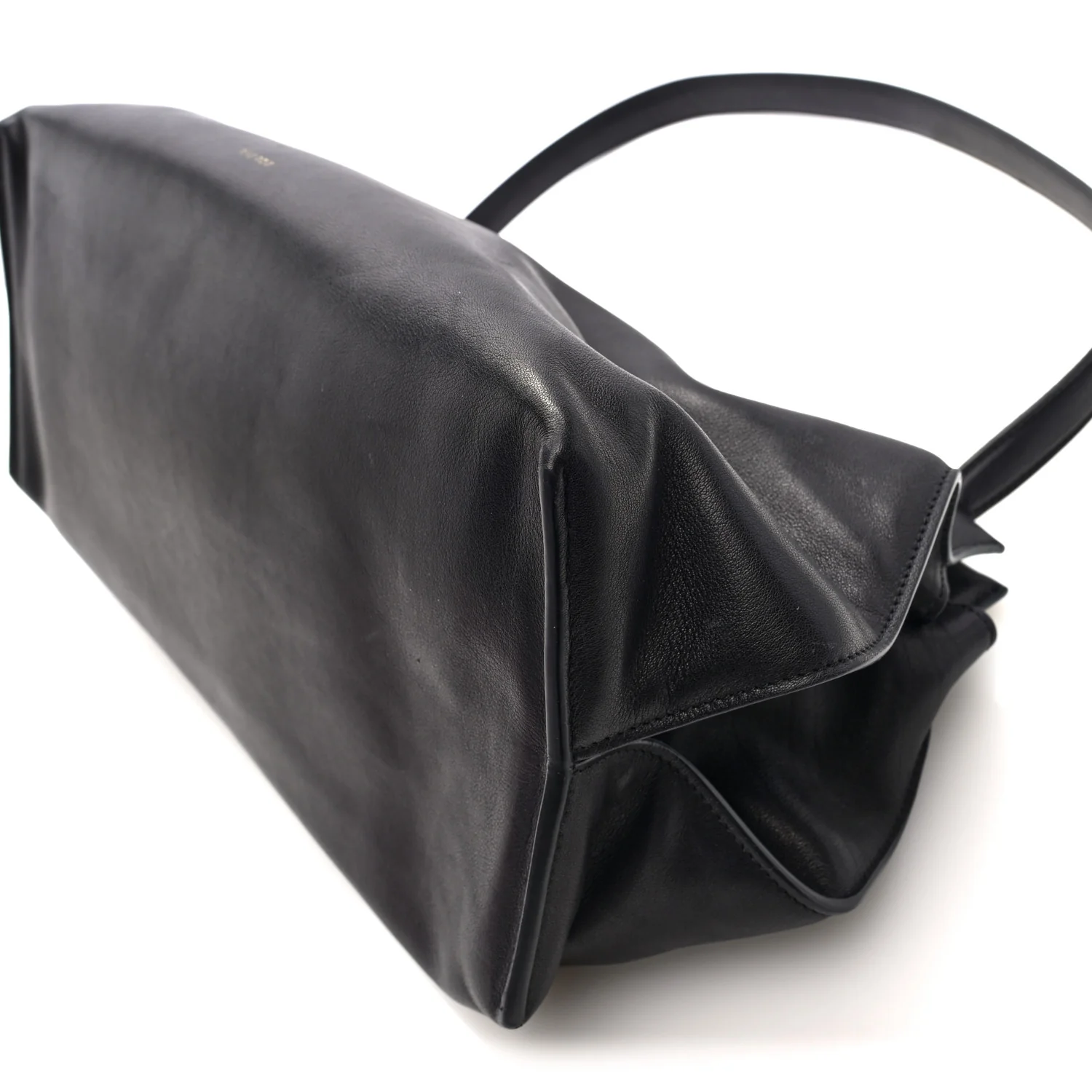 Saddle Calfskin Sienna Shoulder Bag Black - Image 9