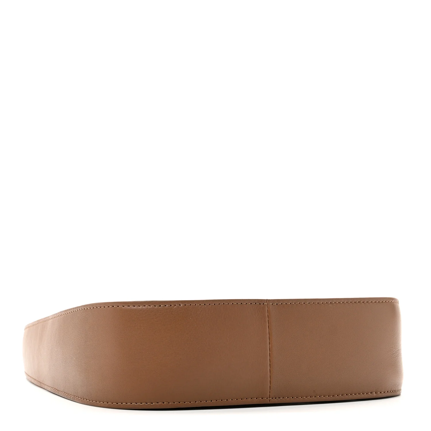 Smooth Calfskin Half Moon Shoulder Bag Chestnut - Image 4