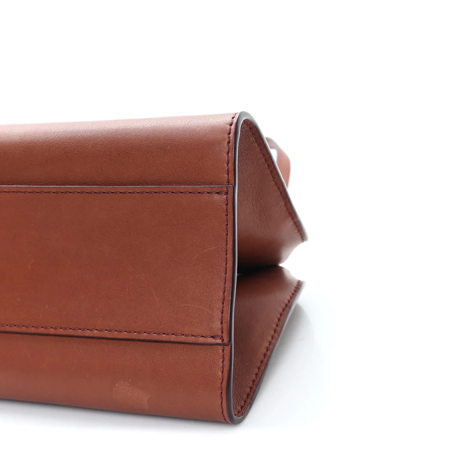 Smooth Calfskin Peggy Bag New Burgundy - Image 9
