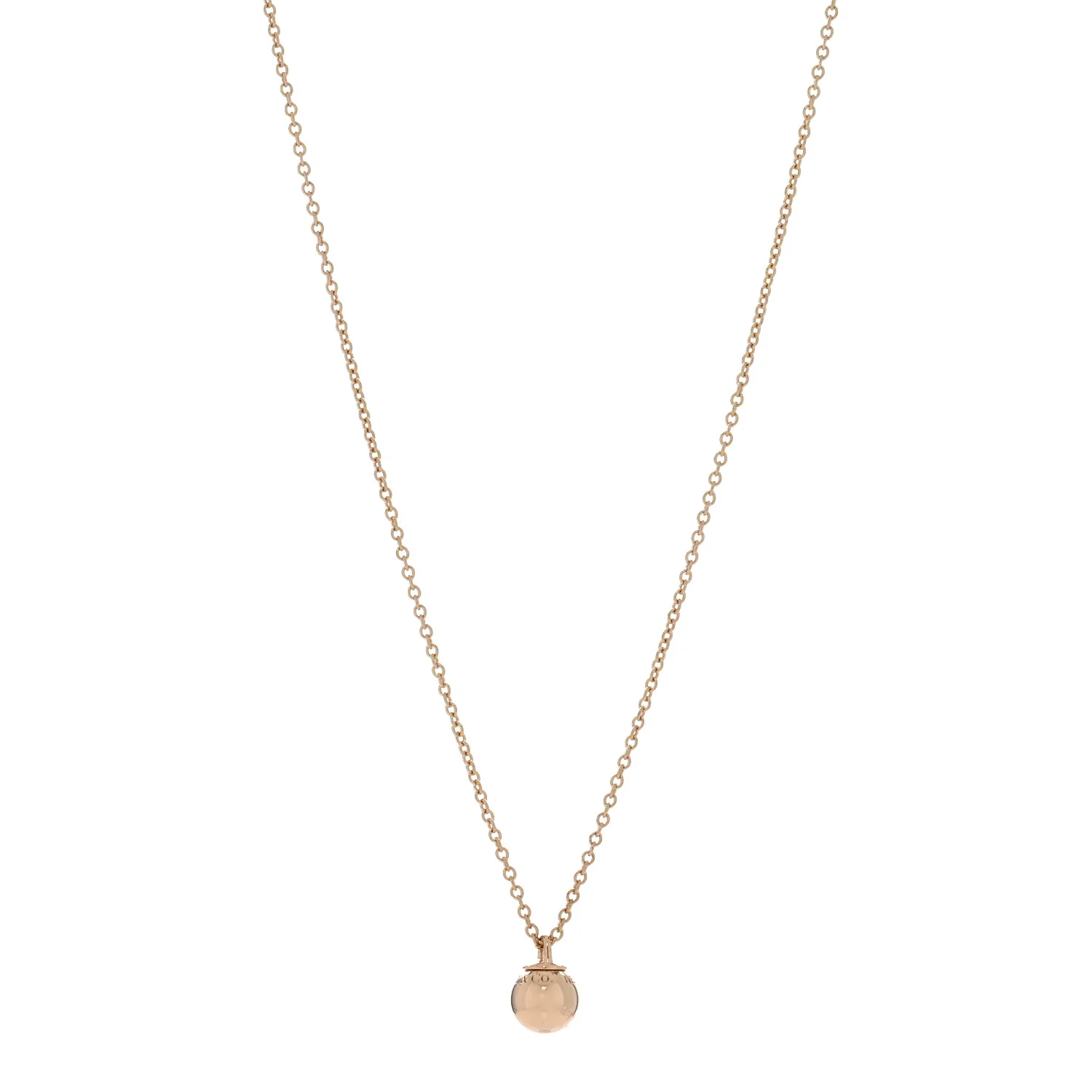 18K Rose Gold 8mm HardWear Ball Pendant Necklace
