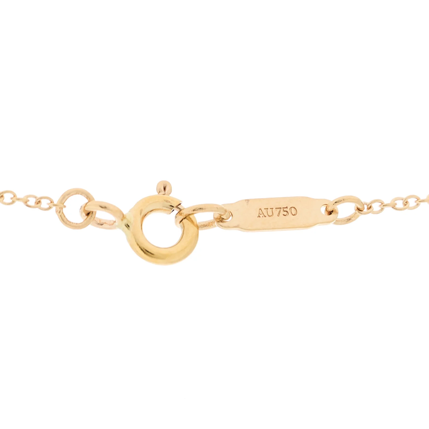 18K Rose Gold Mini Heart Key Pendant Necklace - Image 5