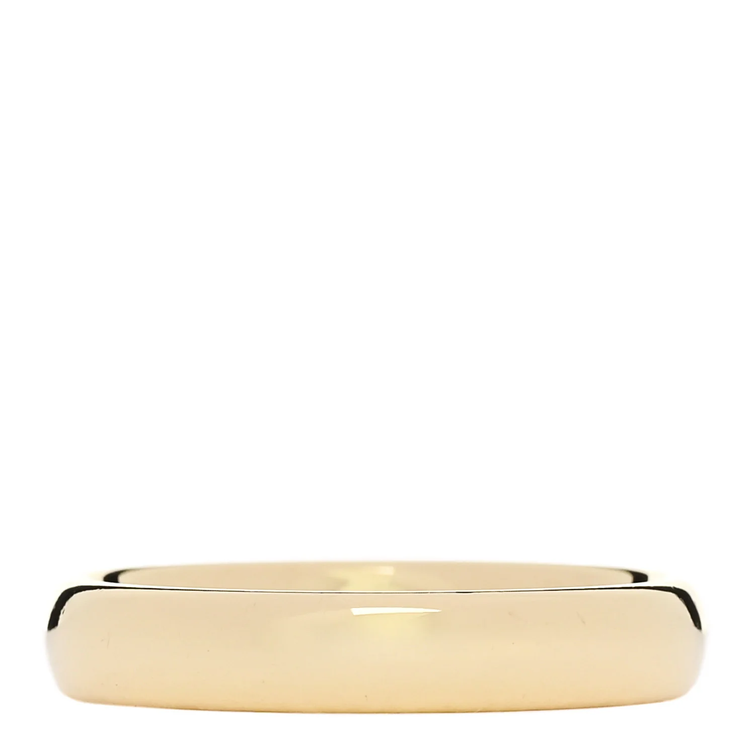18K Yellow Gold 4mm Forever Wedding Band Ring 58 8.5