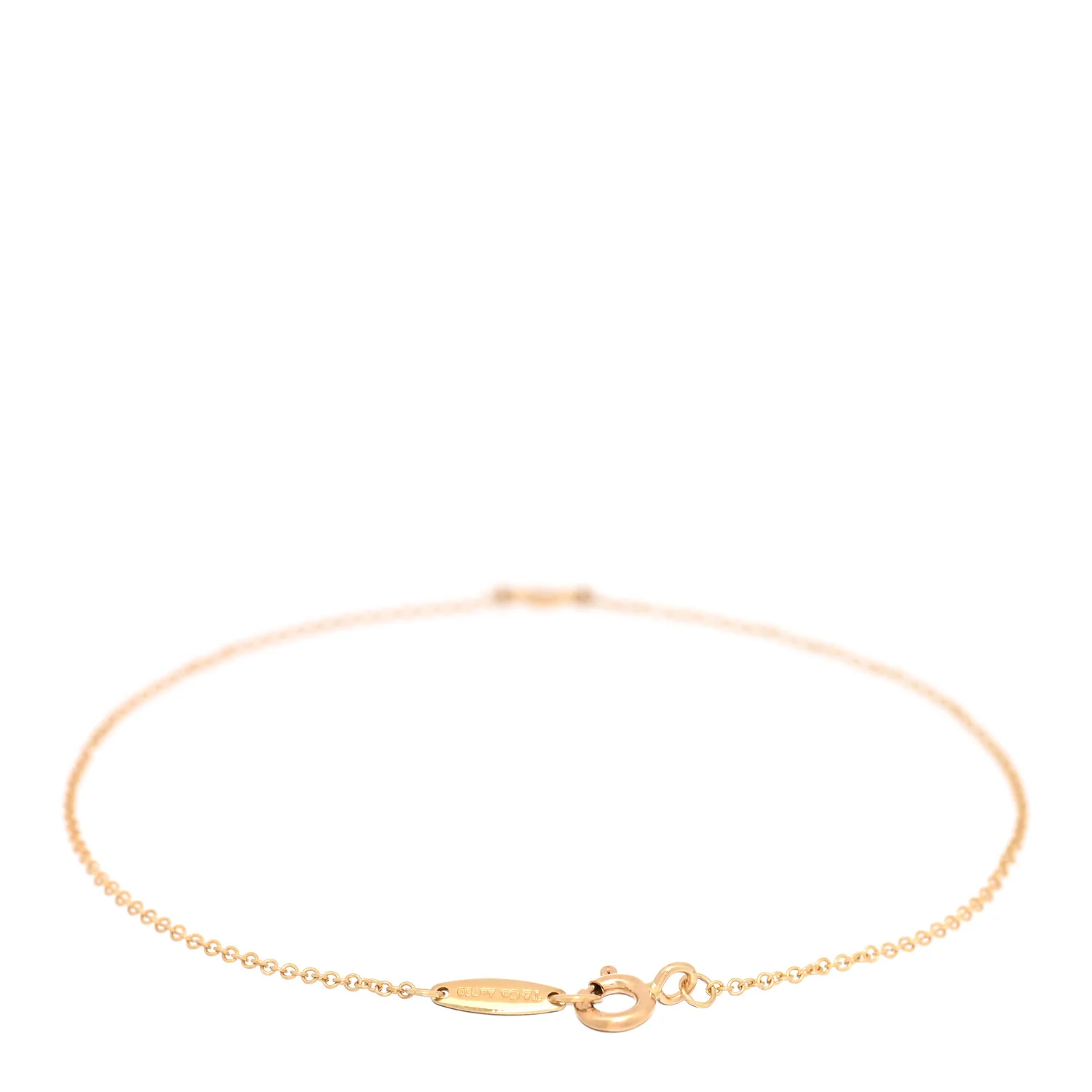 18K Yellow Gold Diamond .03ct Elsa Peretti Diamonds by the Yard Bracelet