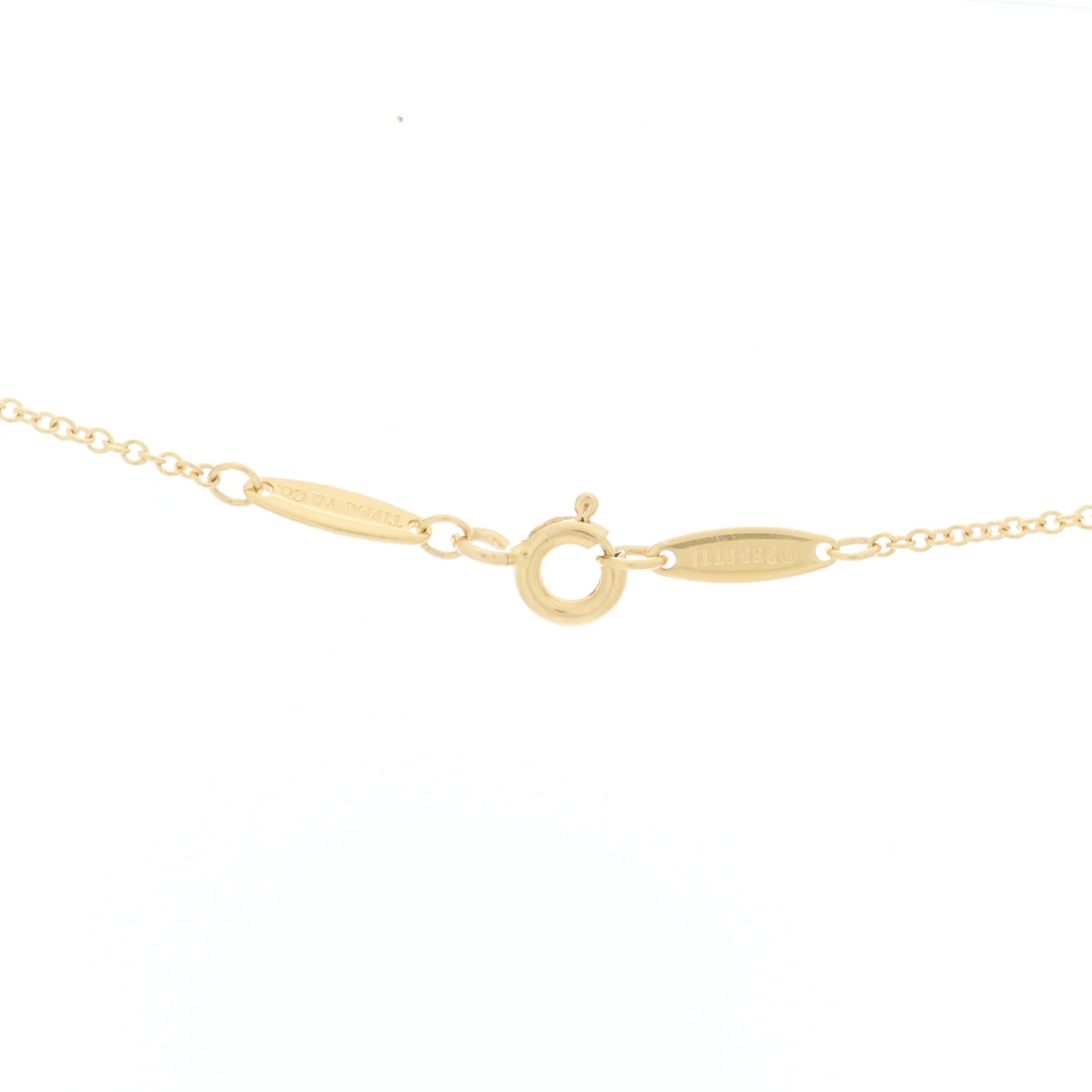 18K Yellow Gold Diamond .20ct Elsa Peretti Diamonds by the Yard Pendant Necklace - Image 4