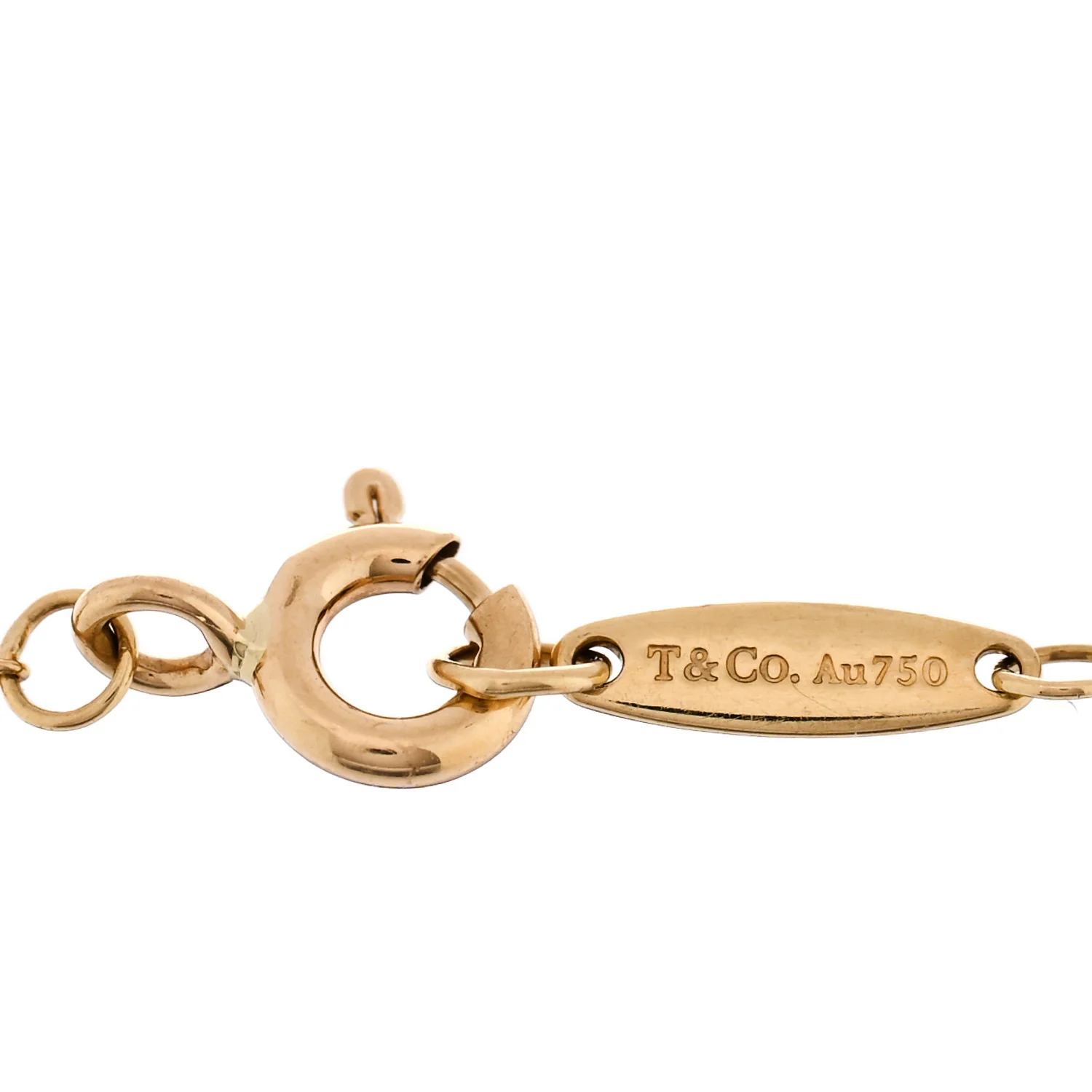 18K Yellow Gold Diamond .35ctw Elsa Peretti Diamonds by the Yard Station Bracelet - Image 3