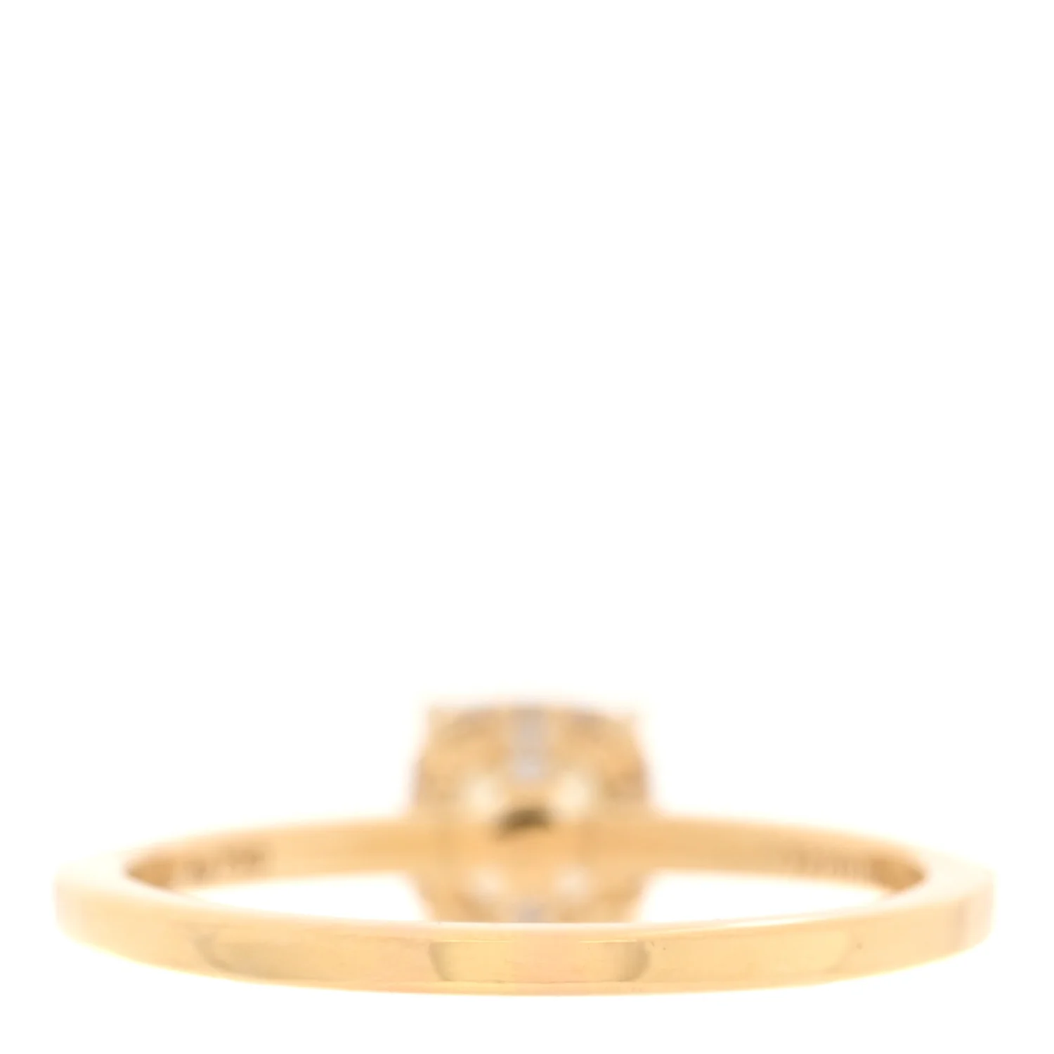 18K Yellow Gold Fancy Yellow Diamond 1.07ct Novo Cushion Cut Engagement Ring 54 6.75 - Image 3