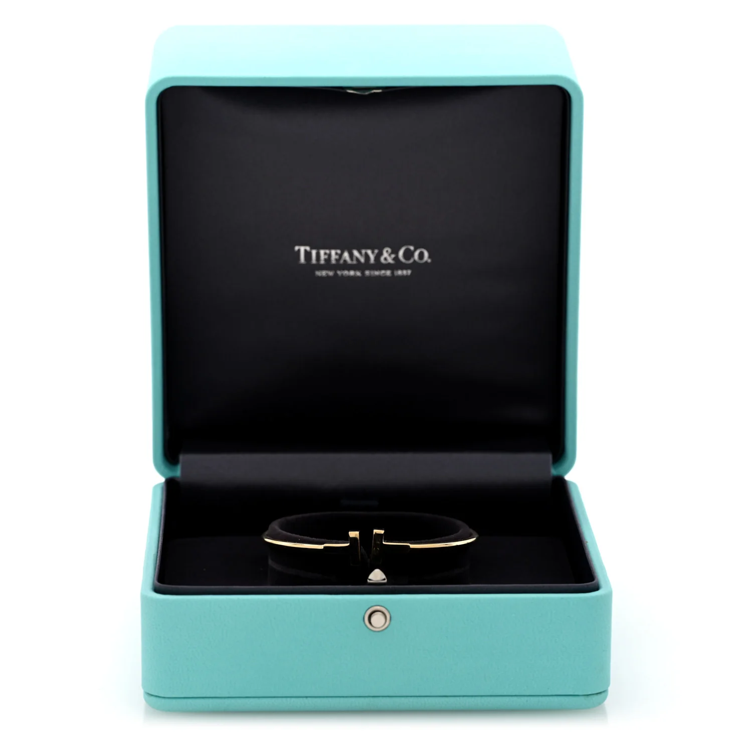 18K Yellow Gold T Wire Bracelet - Image 4