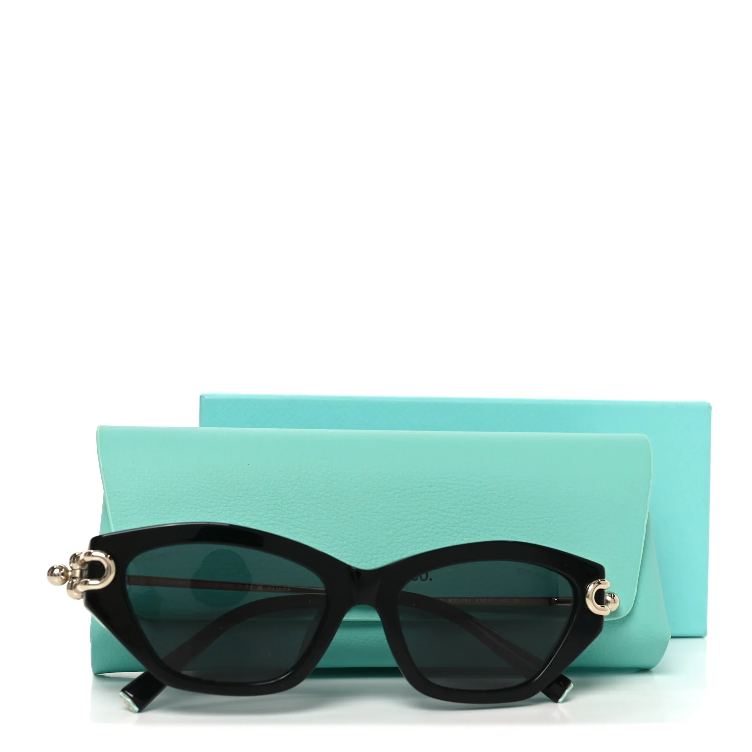 Acetate HardWear Cat Eye Sunglasses TF4231U Black - Image 7