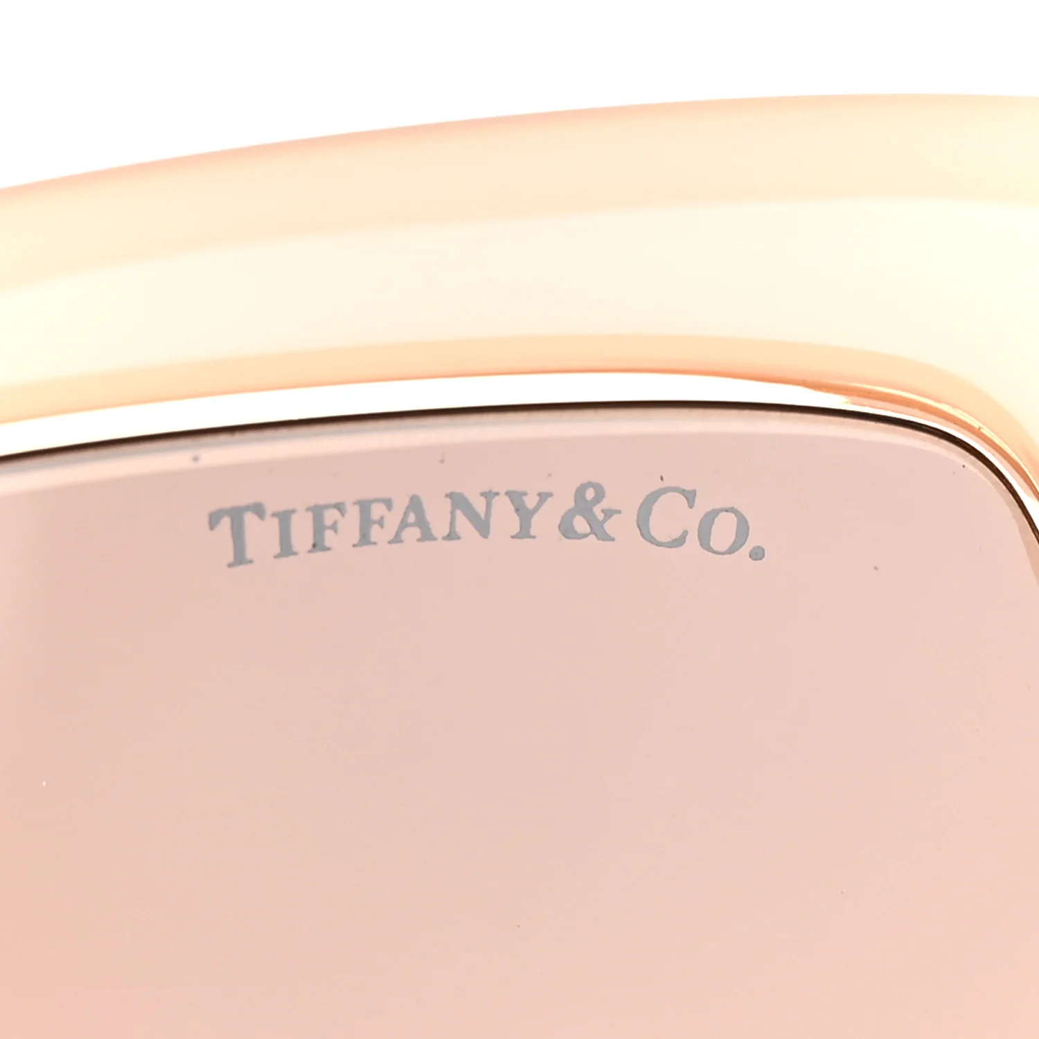 Acetate Metal Cat Eye Sunglasses TF4183 Opal Nude - Image 7