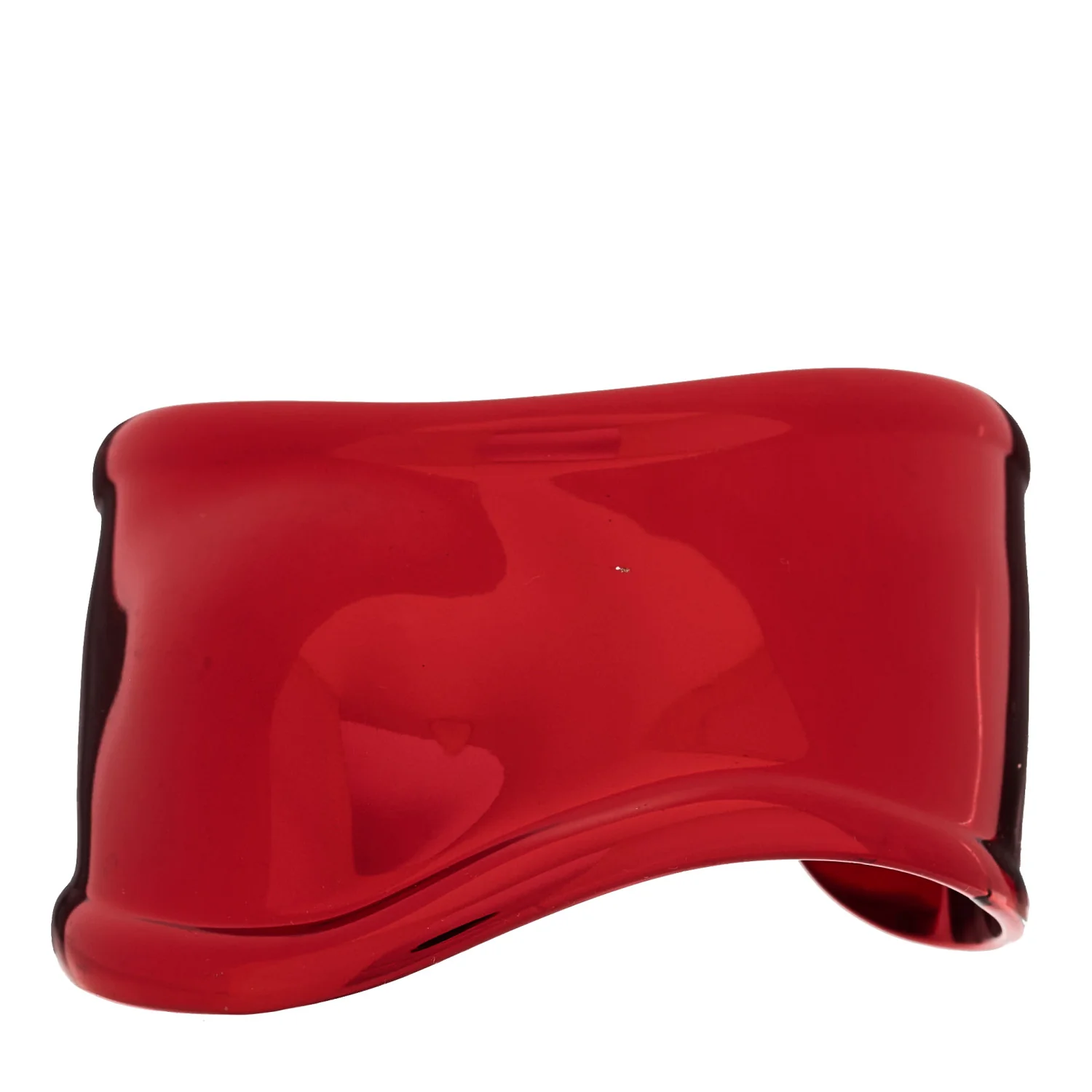 Copper Small Elsa Peretti Right Wrist Bone Cuff Bracelet Red